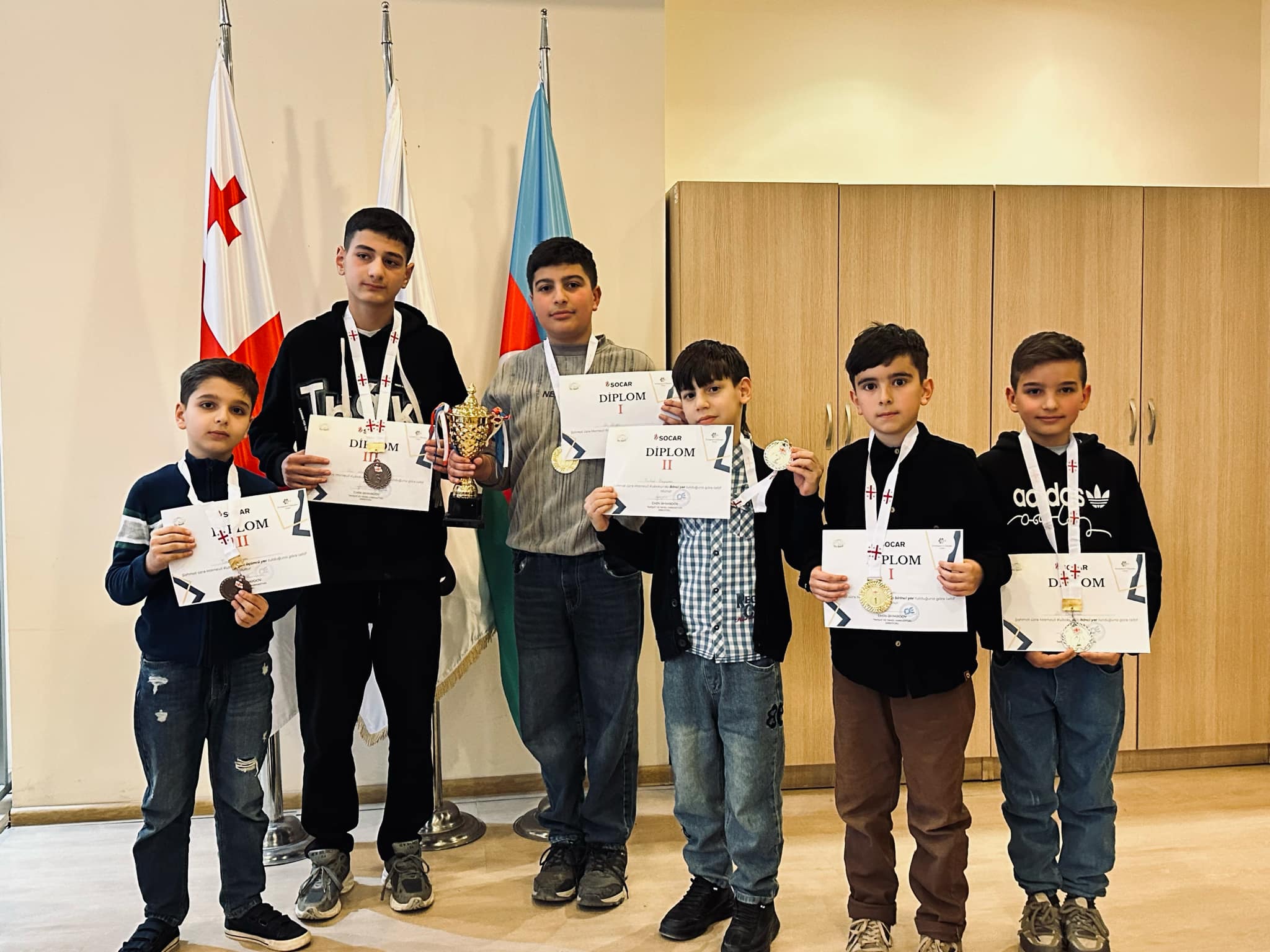 The "Marneuli Cup" in chess among children and teenagers was held at the Tea House