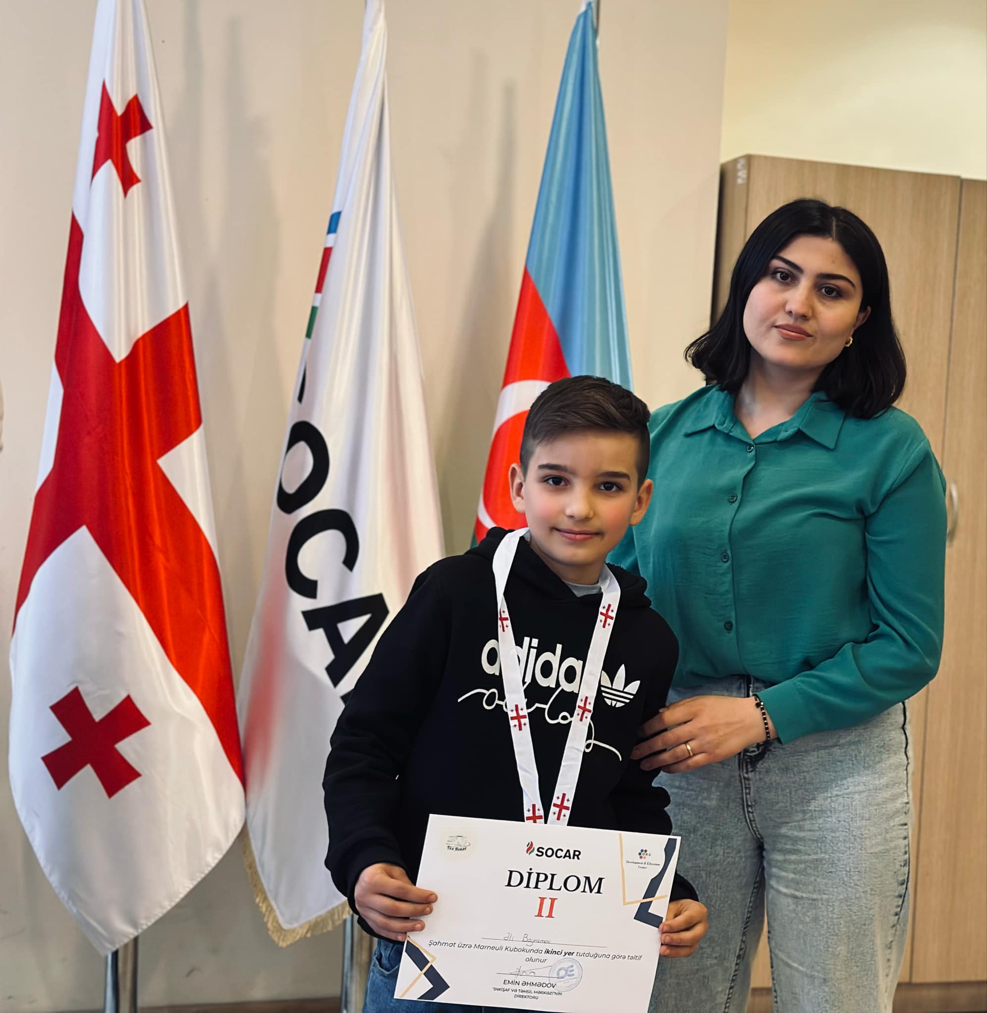 The "Marneuli Cup" in chess among children and teenagers was held at the Tea House