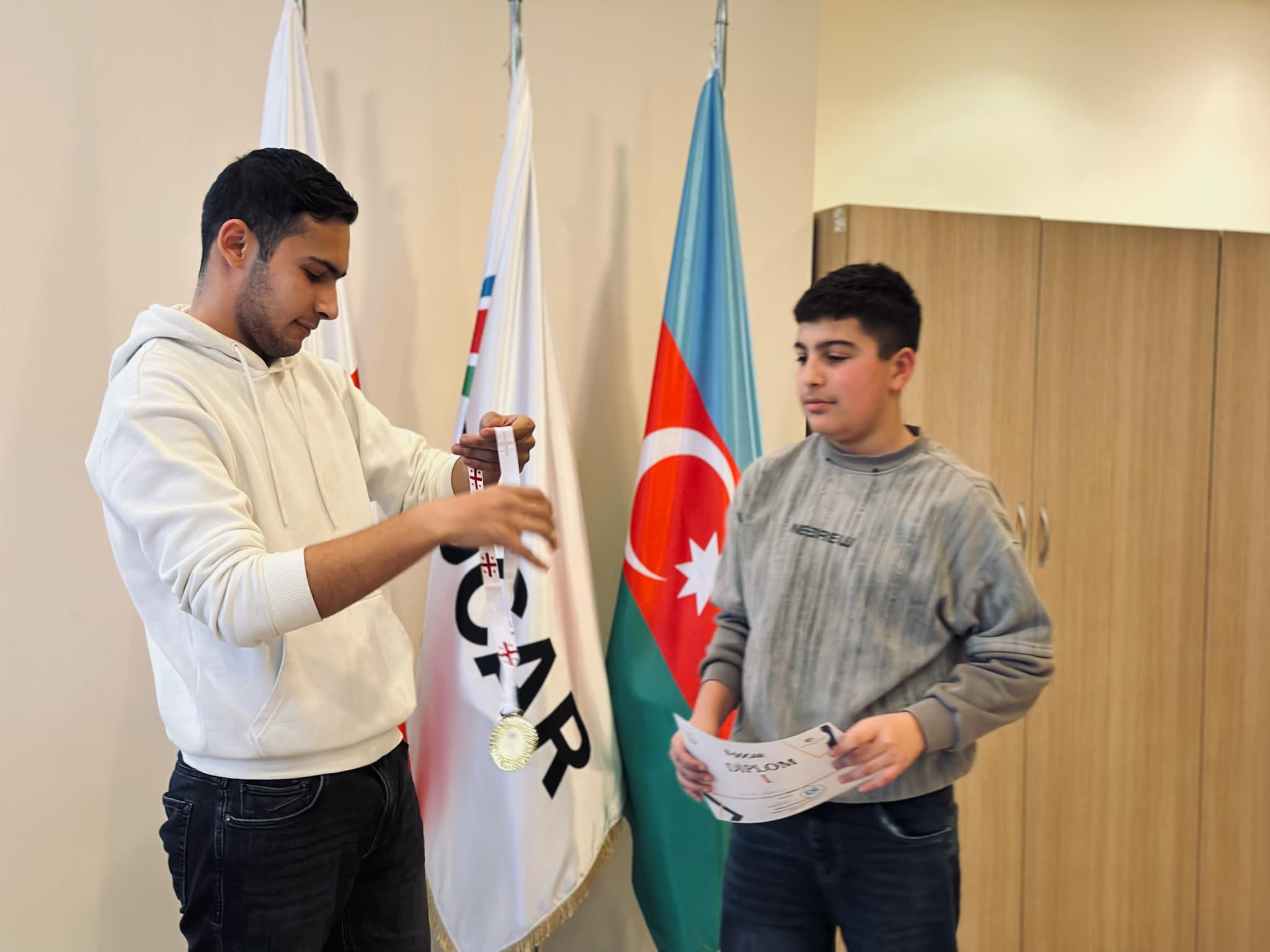 The "Marneuli Cup" in chess among children and teenagers was held at the Tea House