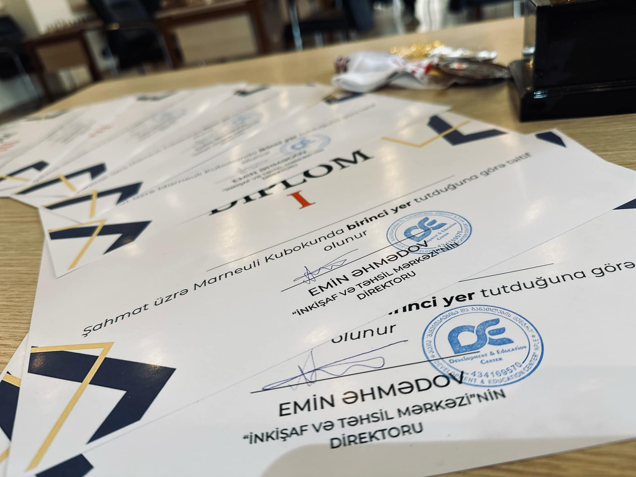 The "Marneuli Cup" in chess among children and teenagers was held at the Tea House
