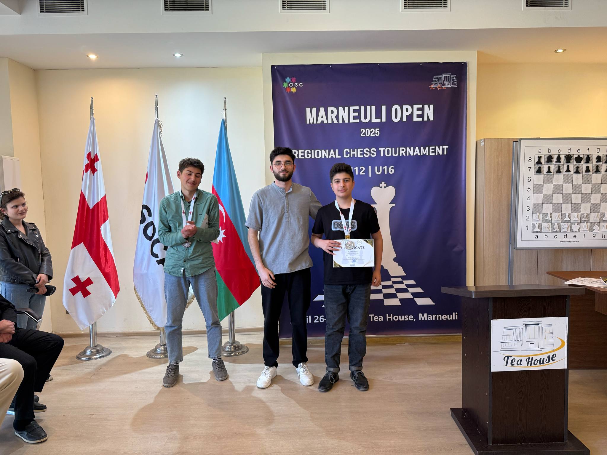 "Marneuli Open 2025" chess tournament launched at Tea House