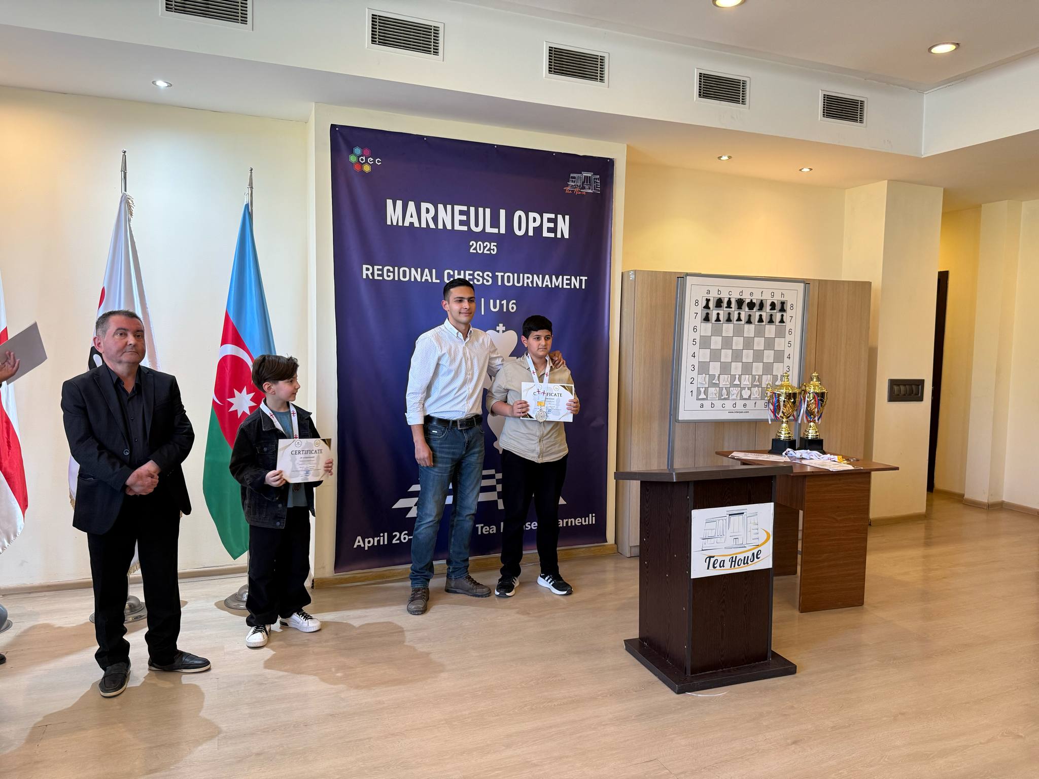 "Marneuli Open 2025" chess tournament launched at Tea House