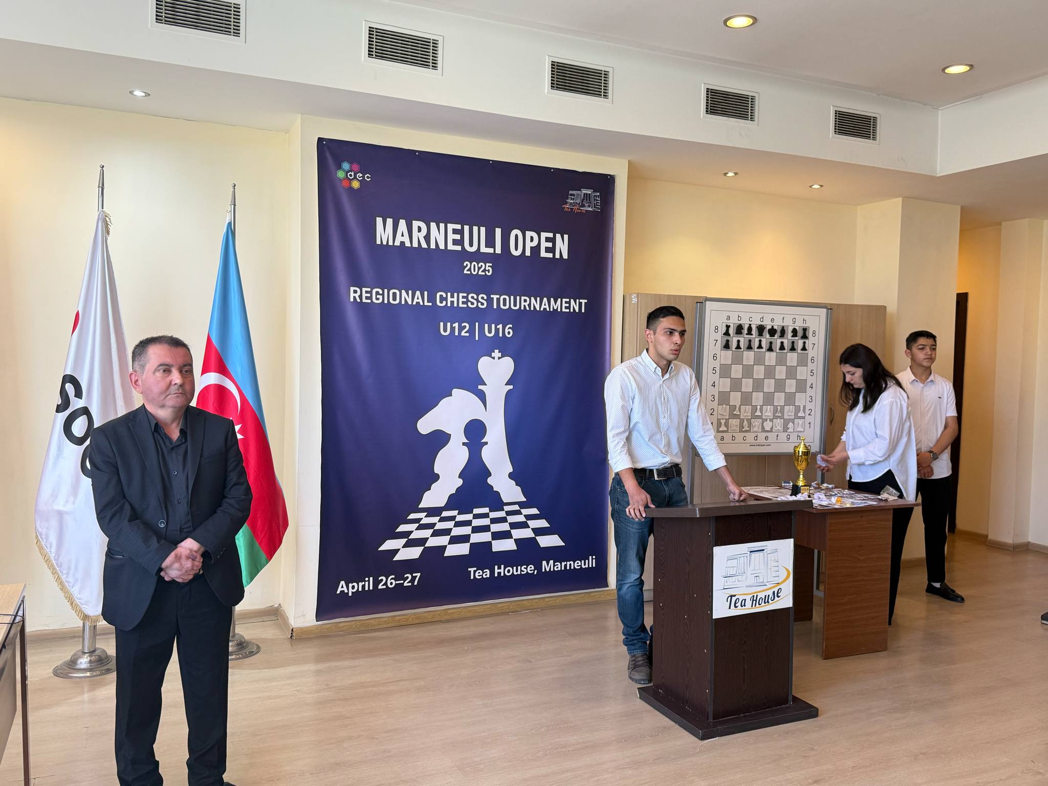 "Marneuli Open 2025" chess tournament launched at Tea House