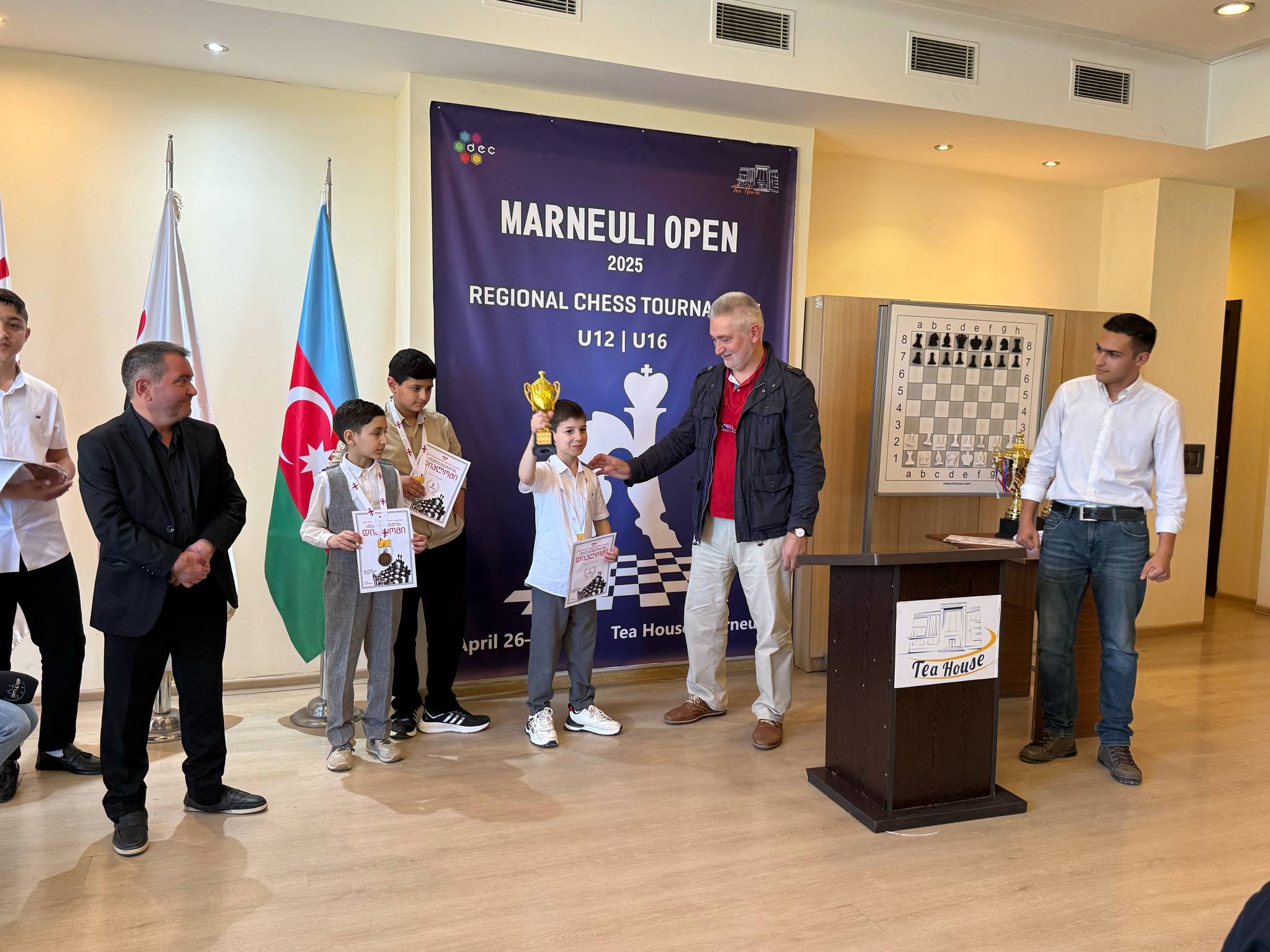 "Marneuli Open 2025" chess tournament launched at Tea House