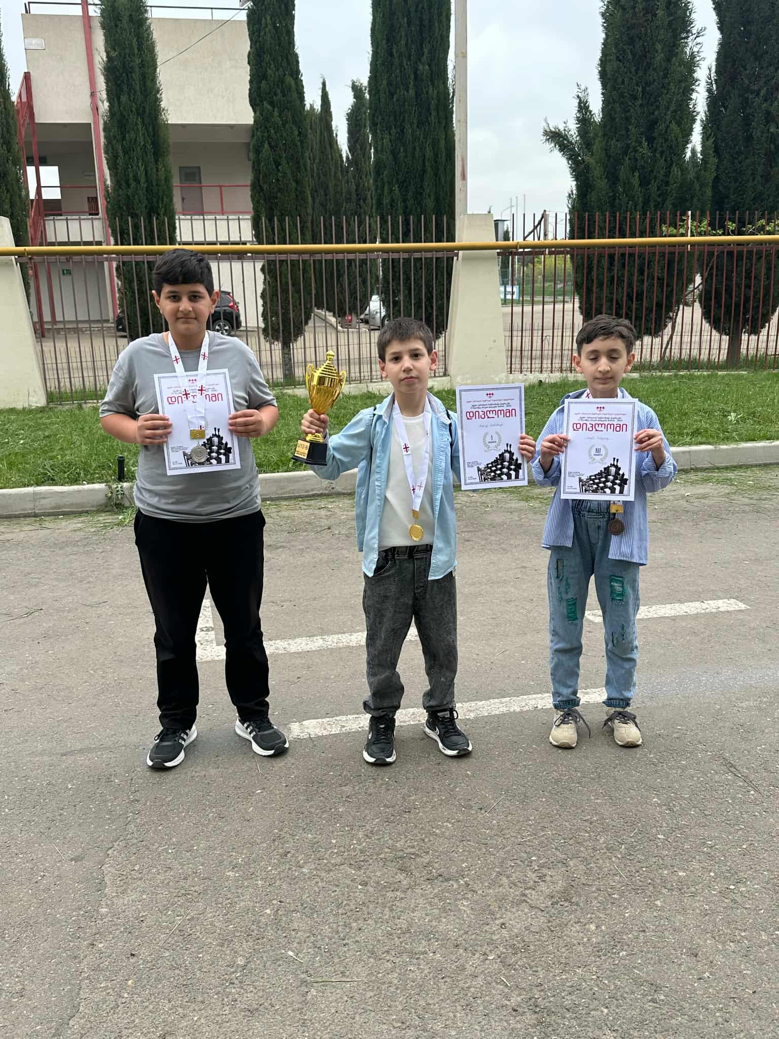 interpress.ge's interview with our chess players who achieved success at the Kvemo Kartli Chess Championship