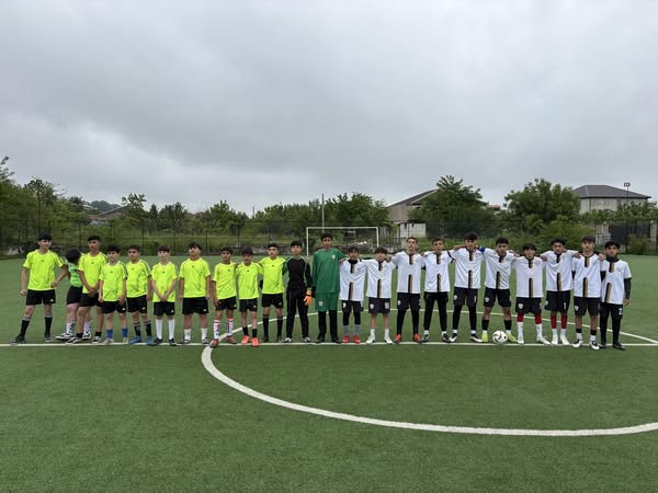 A friendly match was held between "Olimp" amateur football club and "Kur" football club