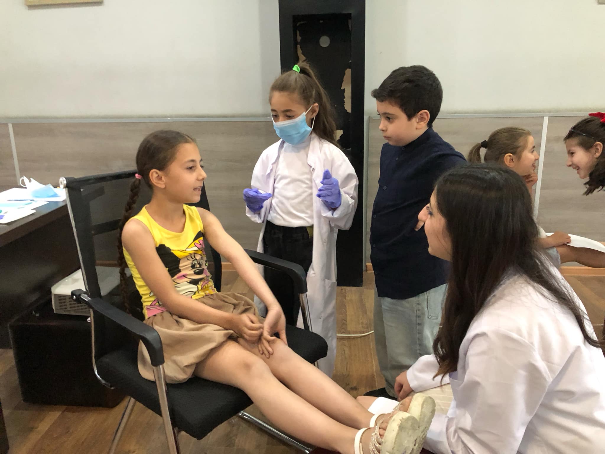 The next training of the "Bright Smile" project was held for children at Tea House