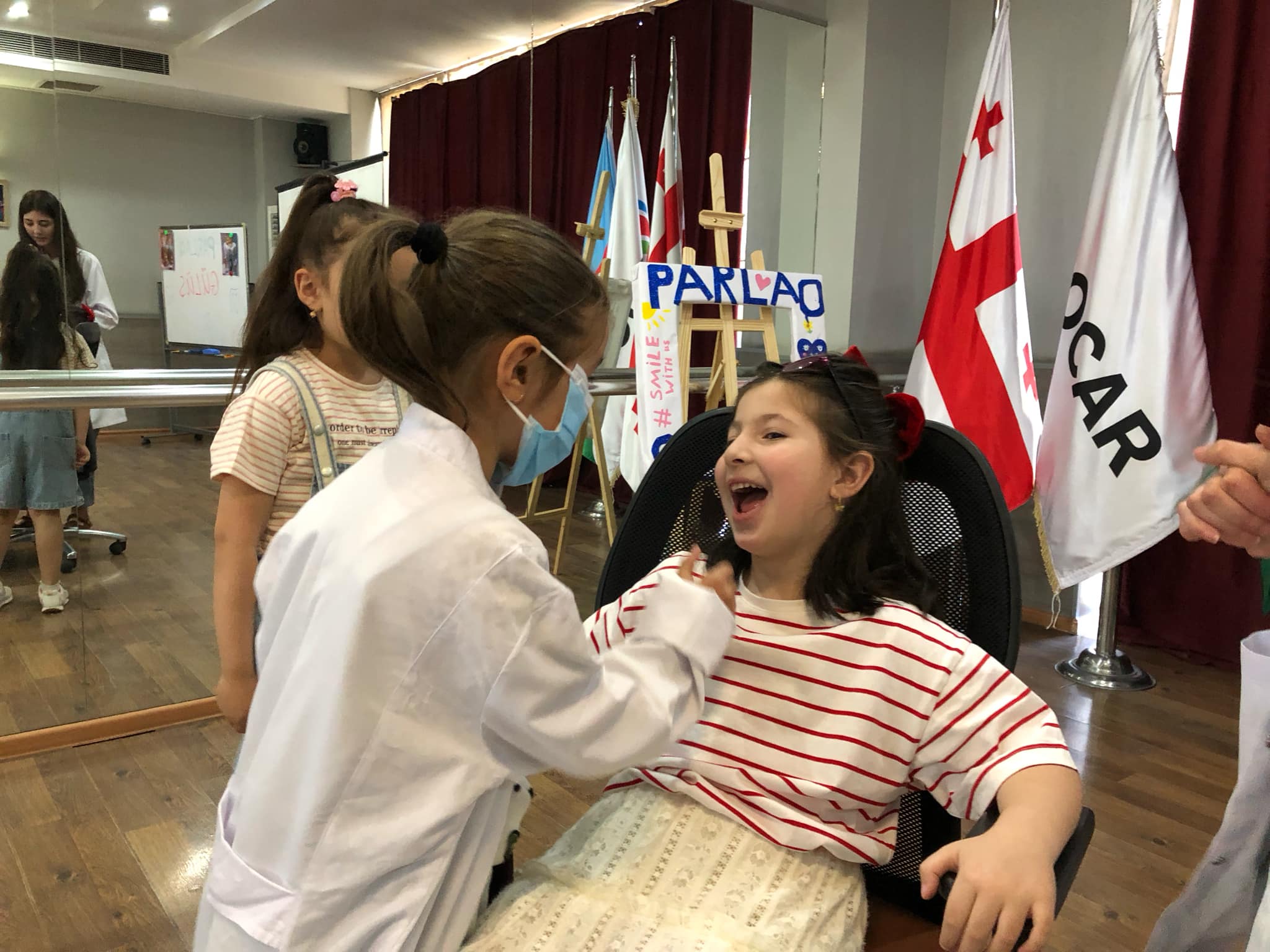 The next training of the "Bright Smile" project was held for children at Tea House