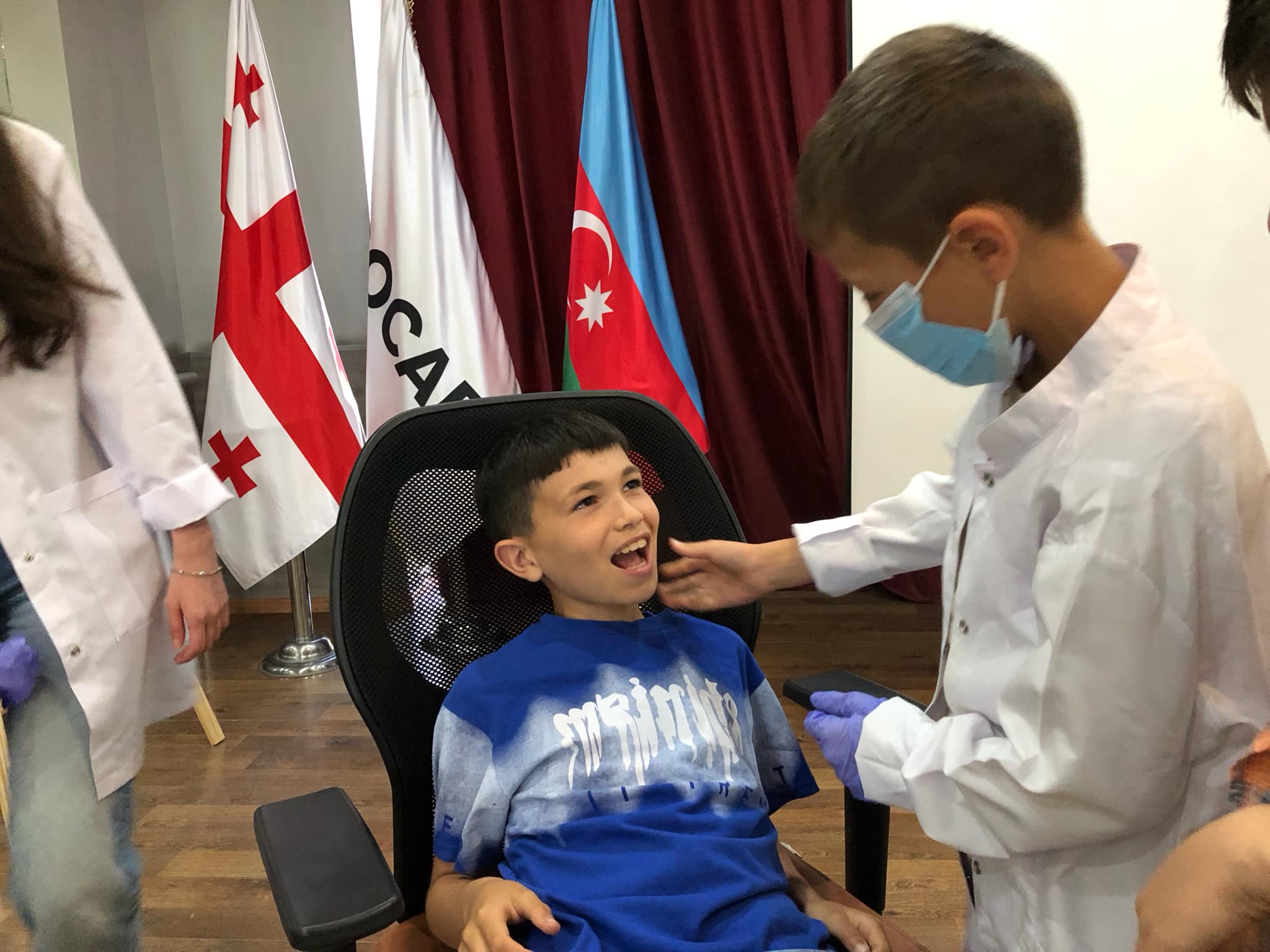 The next training of the "Bright Smile" project was held for children at Tea House