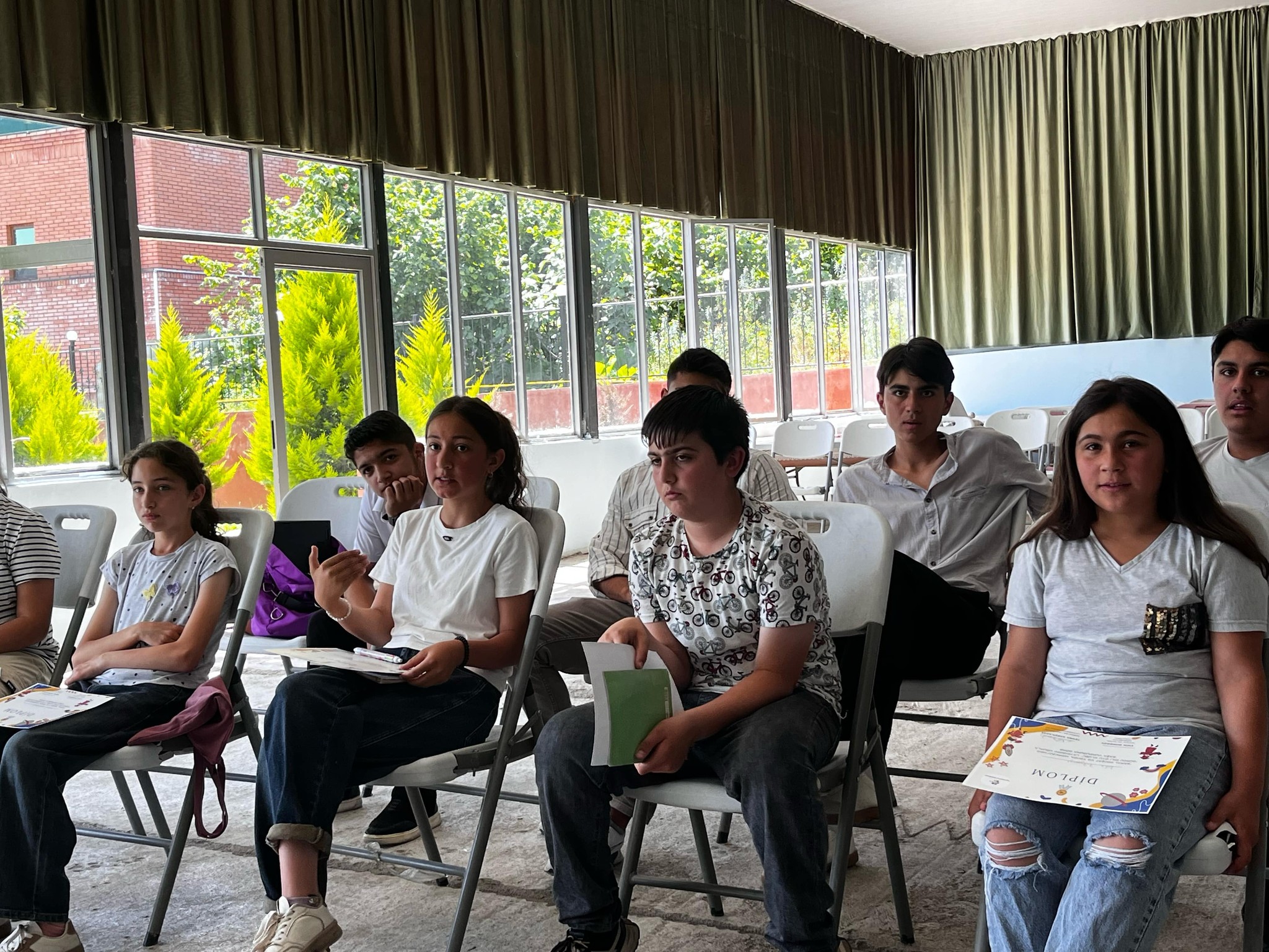 The next trainings of the "Bright Smile" project were held at the "Saral Development and Education Center"