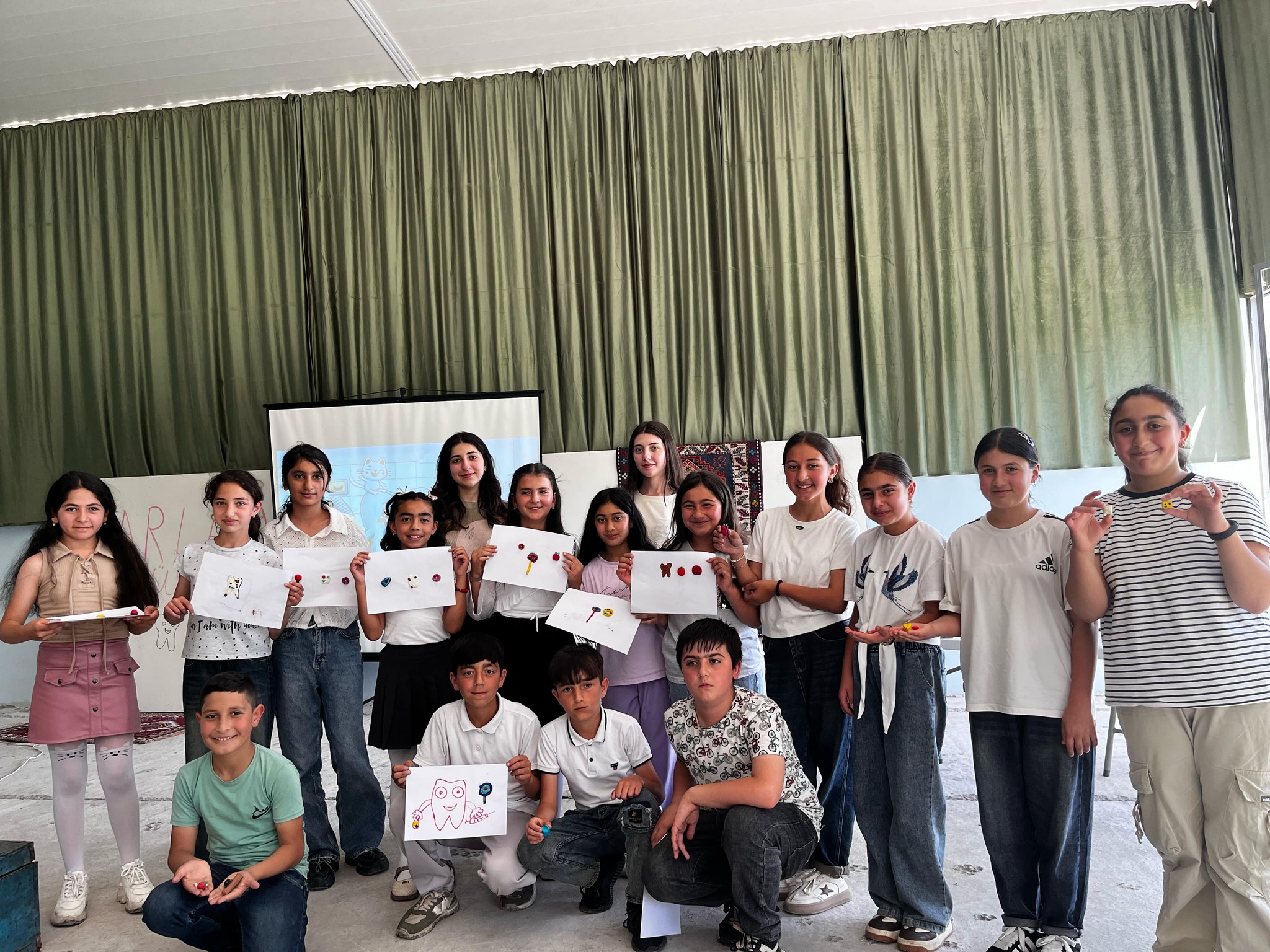 The next trainings of the "Bright Smile" project were held at the "Saral Development and Education Center"