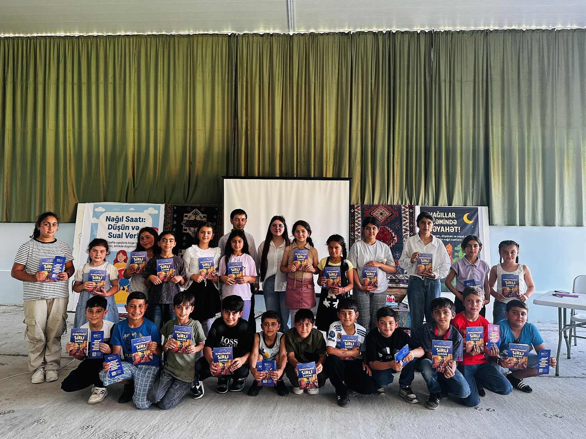An event was held at the "SARAL Development and Education Center" as part of the project "Fairytale Nights"