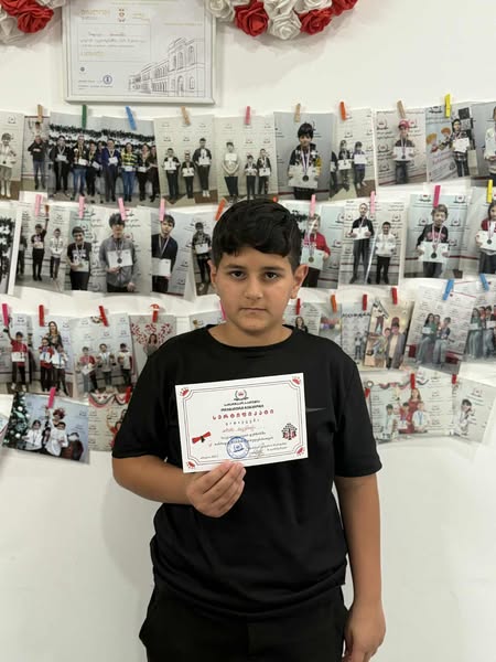 "Tea House" junior chess players successfully participated in the Georgian Chess Federation III degree competitions held in Tbilisi