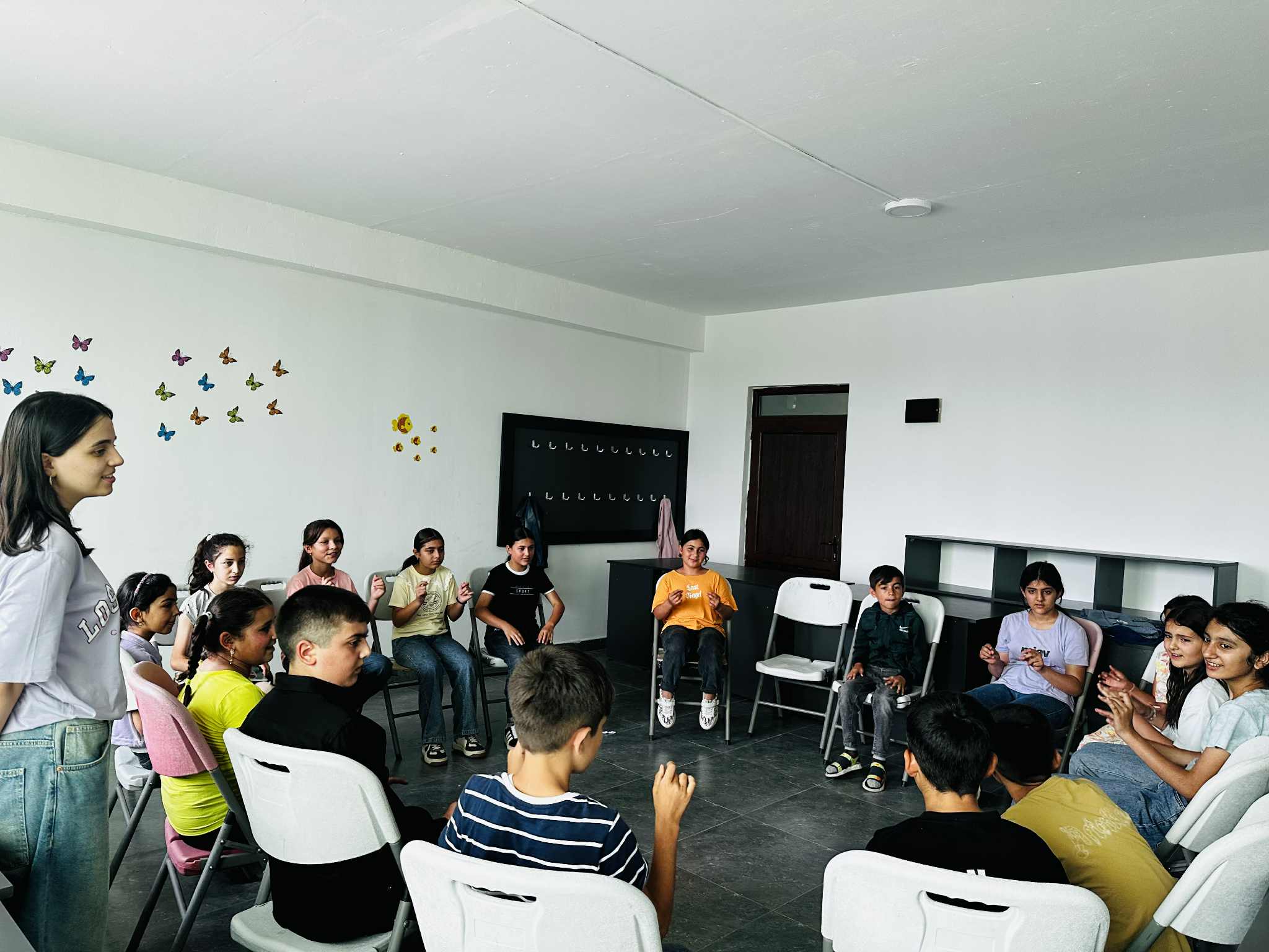 Daily classes at the "SARAL Development and Education Center" continue