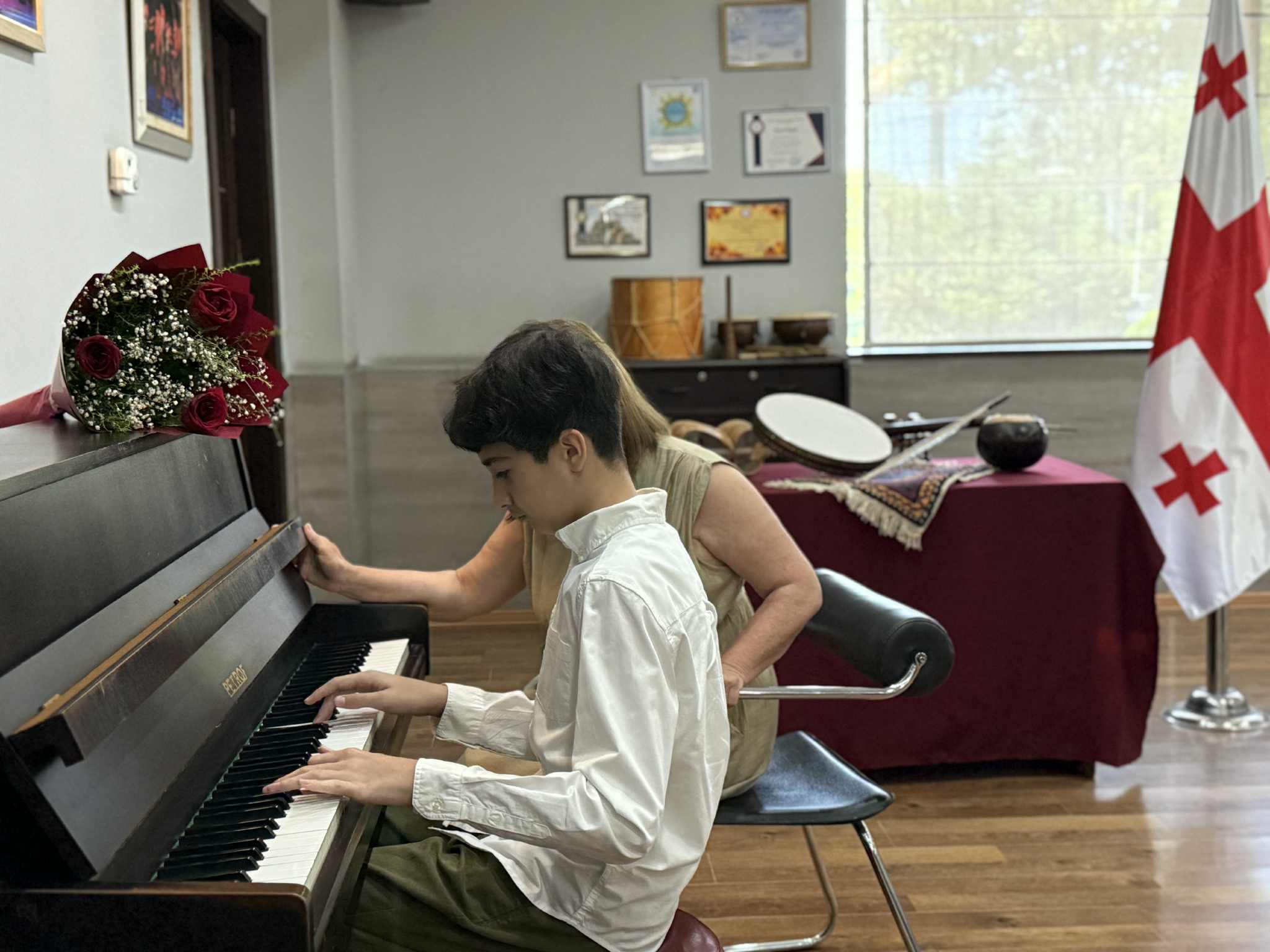 Piano course report concert for prents