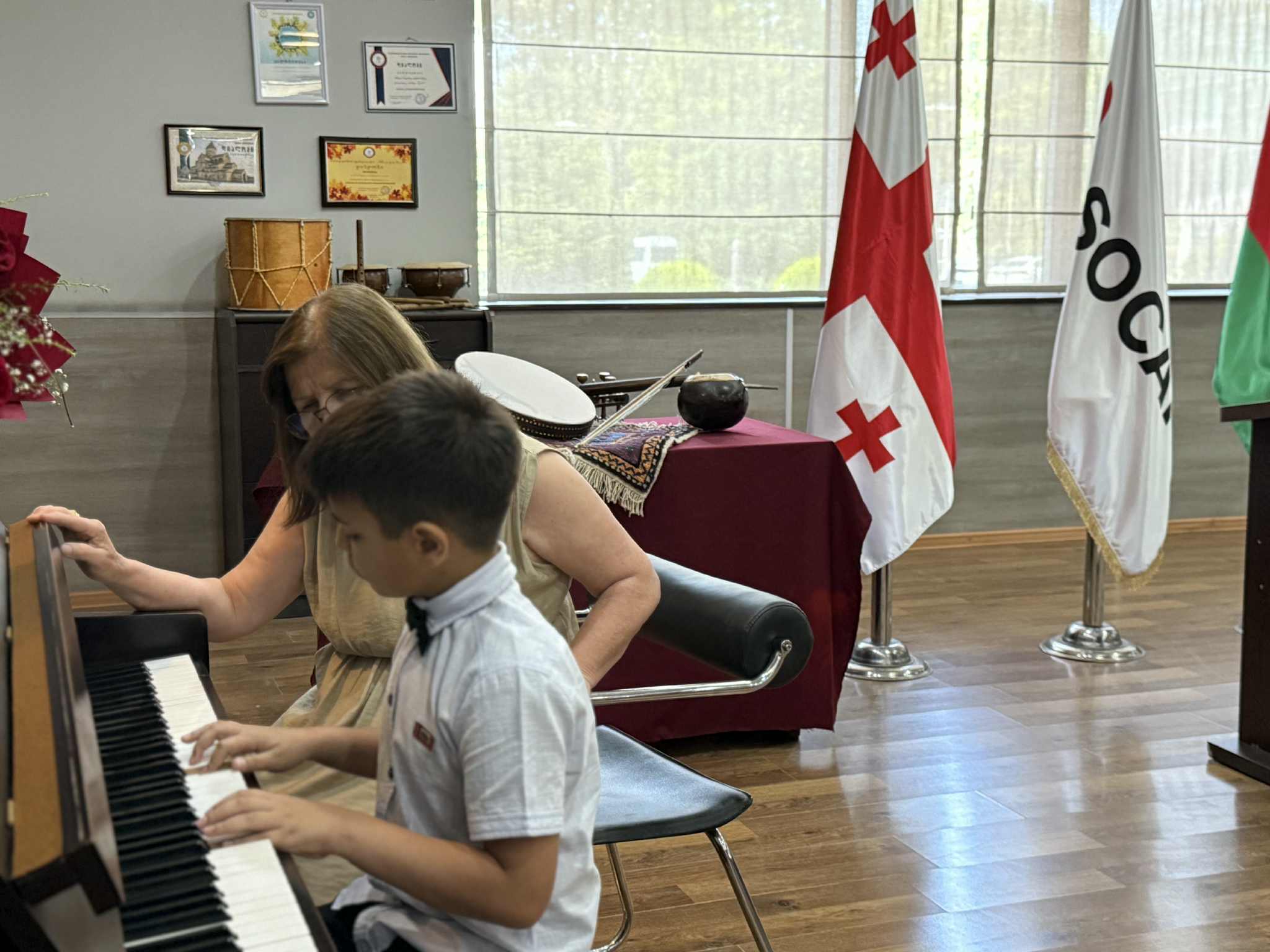 Piano course report concert for prents