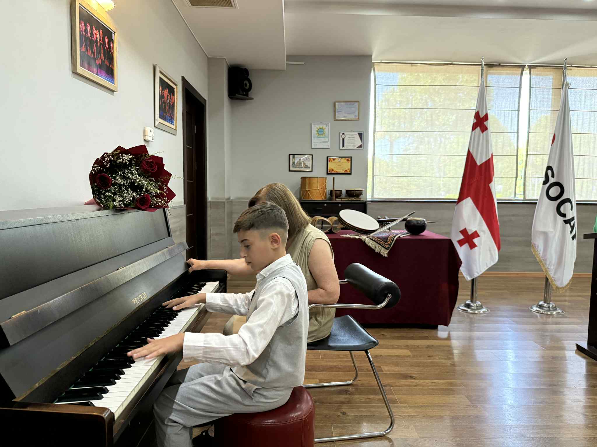 Piano course report concert for prents