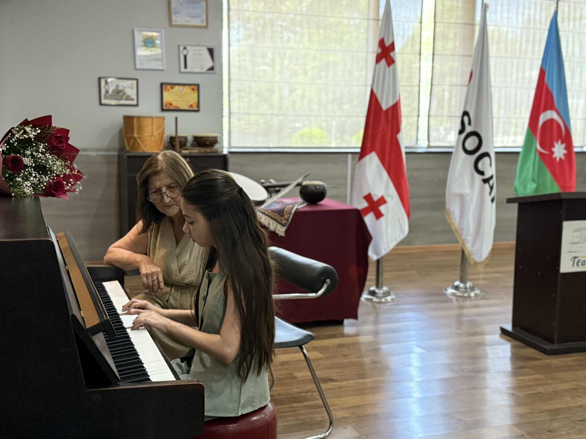 Piano course report concert for prents