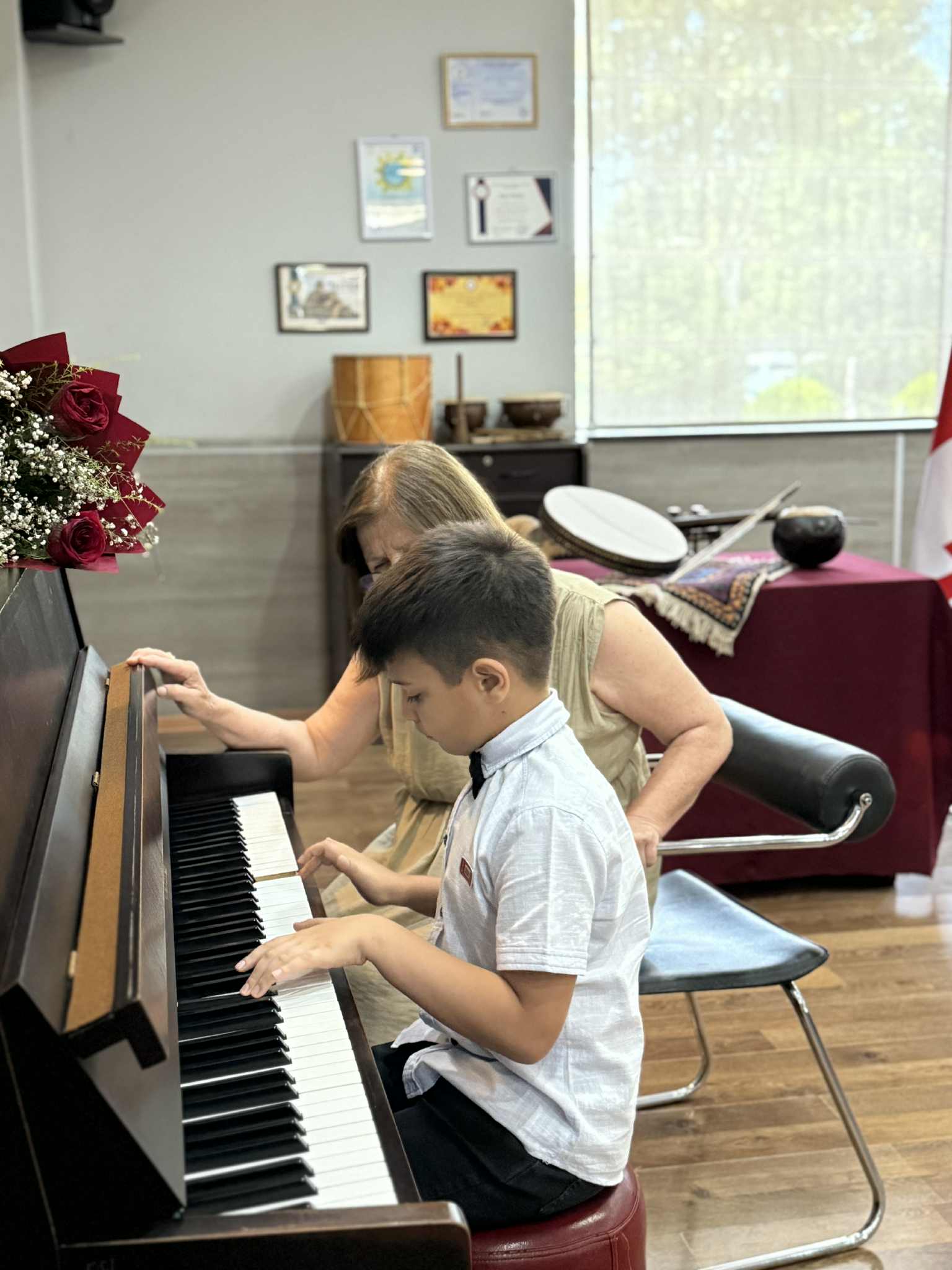 Piano course report concert for prents