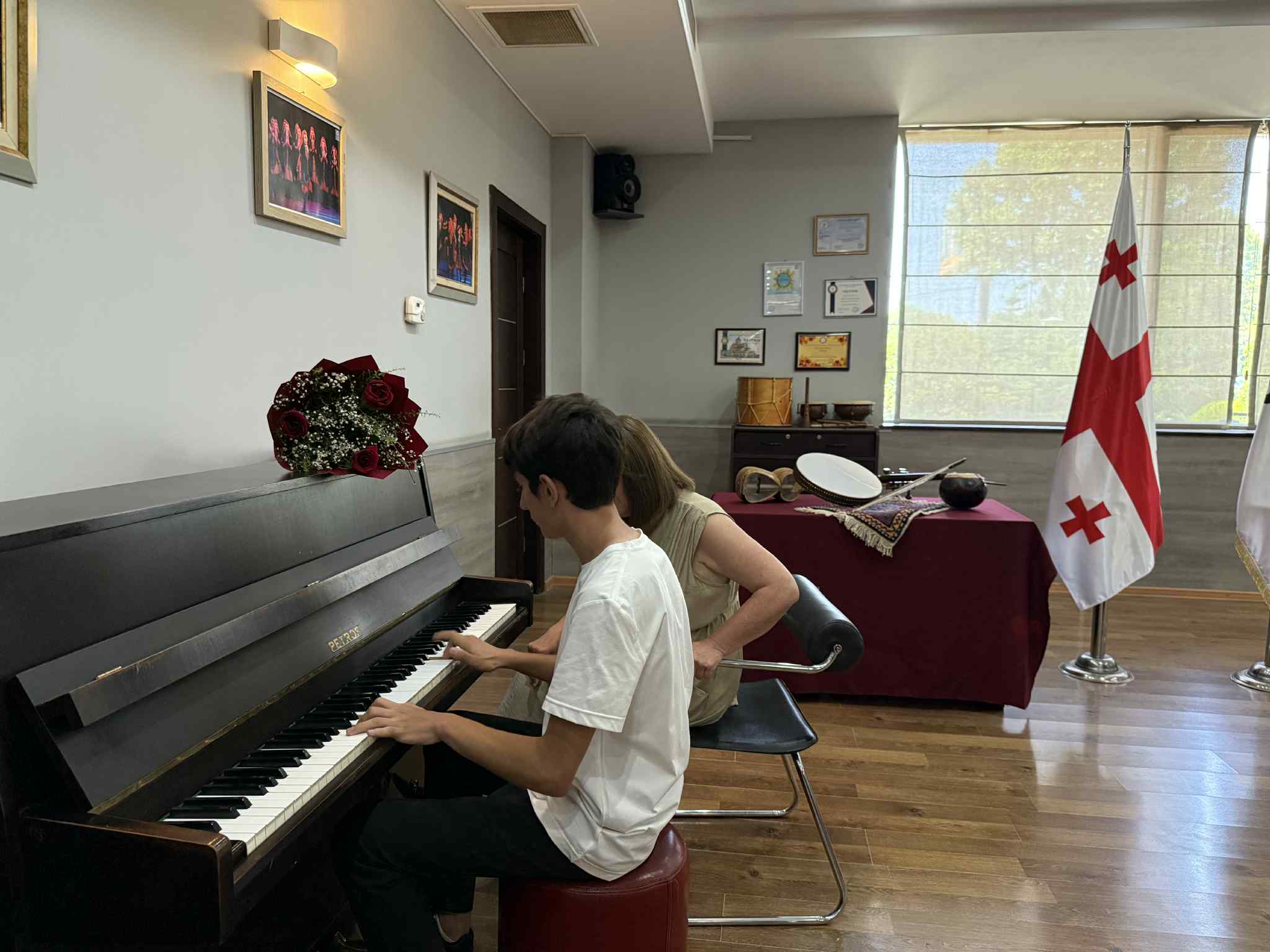 Piano course report concert for prents