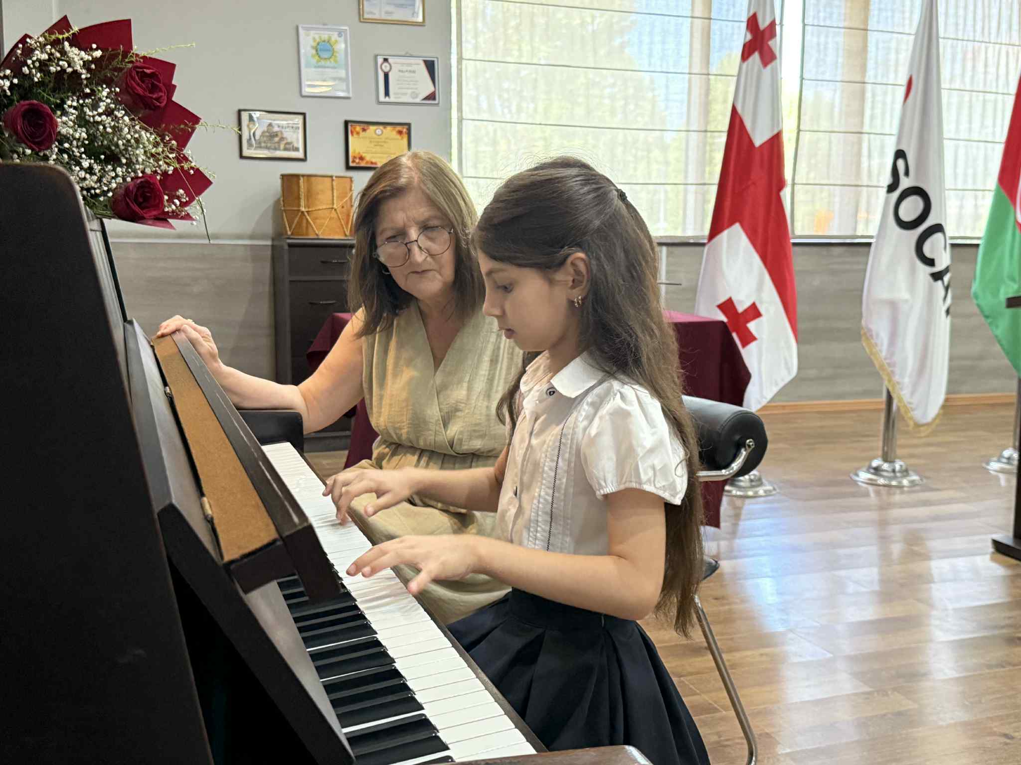 Piano course report concert for prents