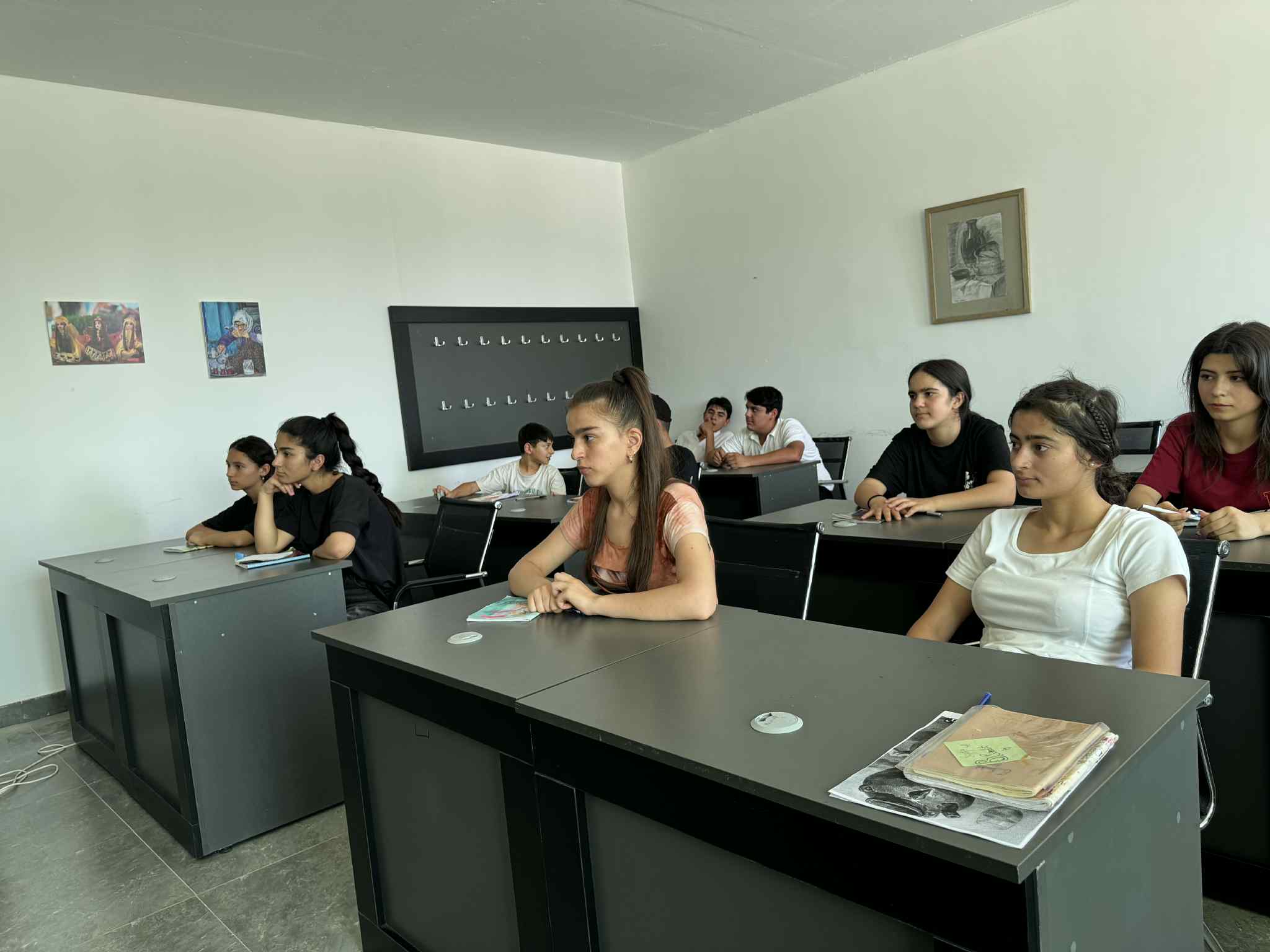 In Yukhari Saral, young people got acquainted with the work of Nodar Dumbadze