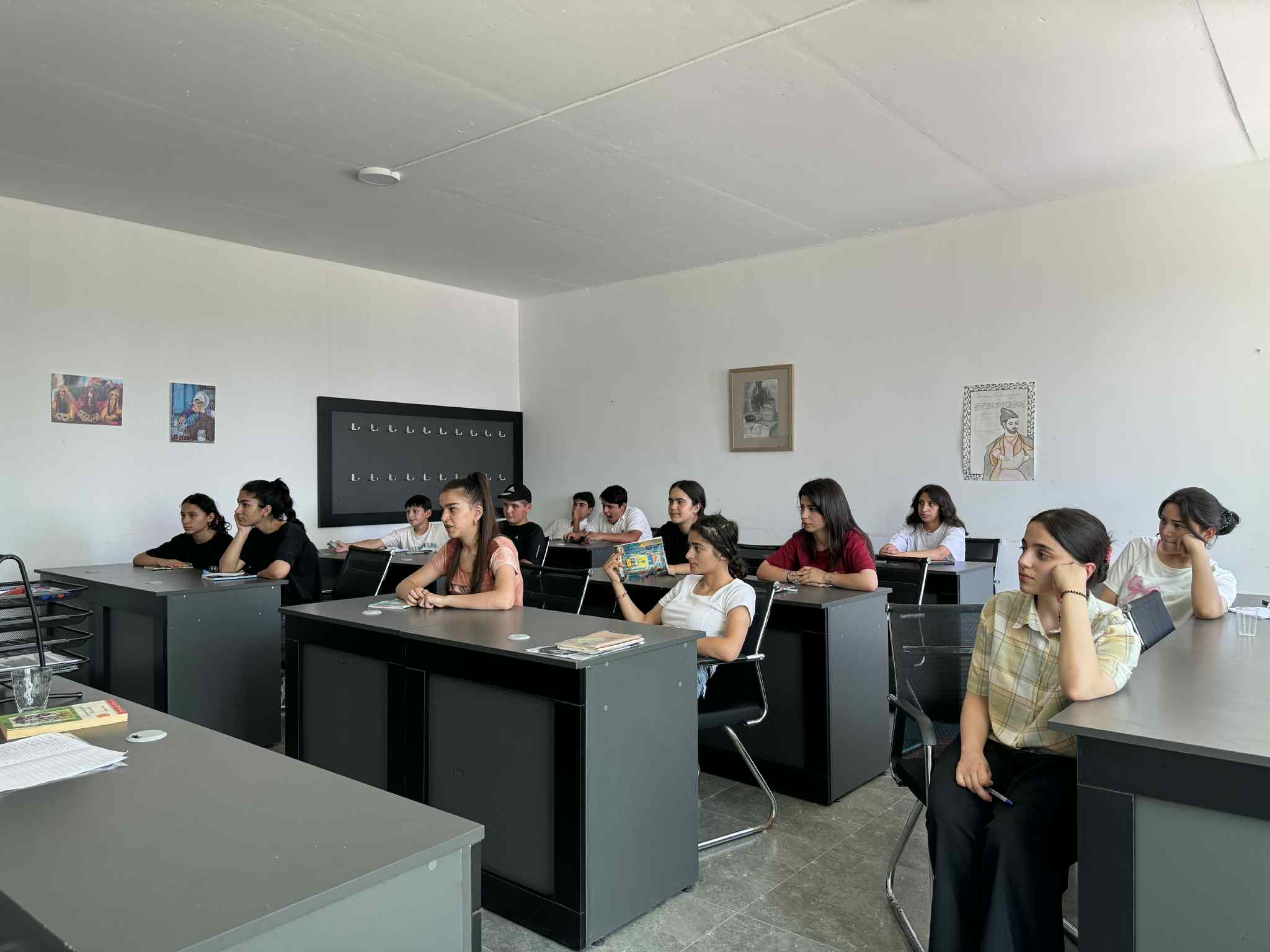 In Yukhari Saral, young people got acquainted with the work of Nodar Dumbadze
