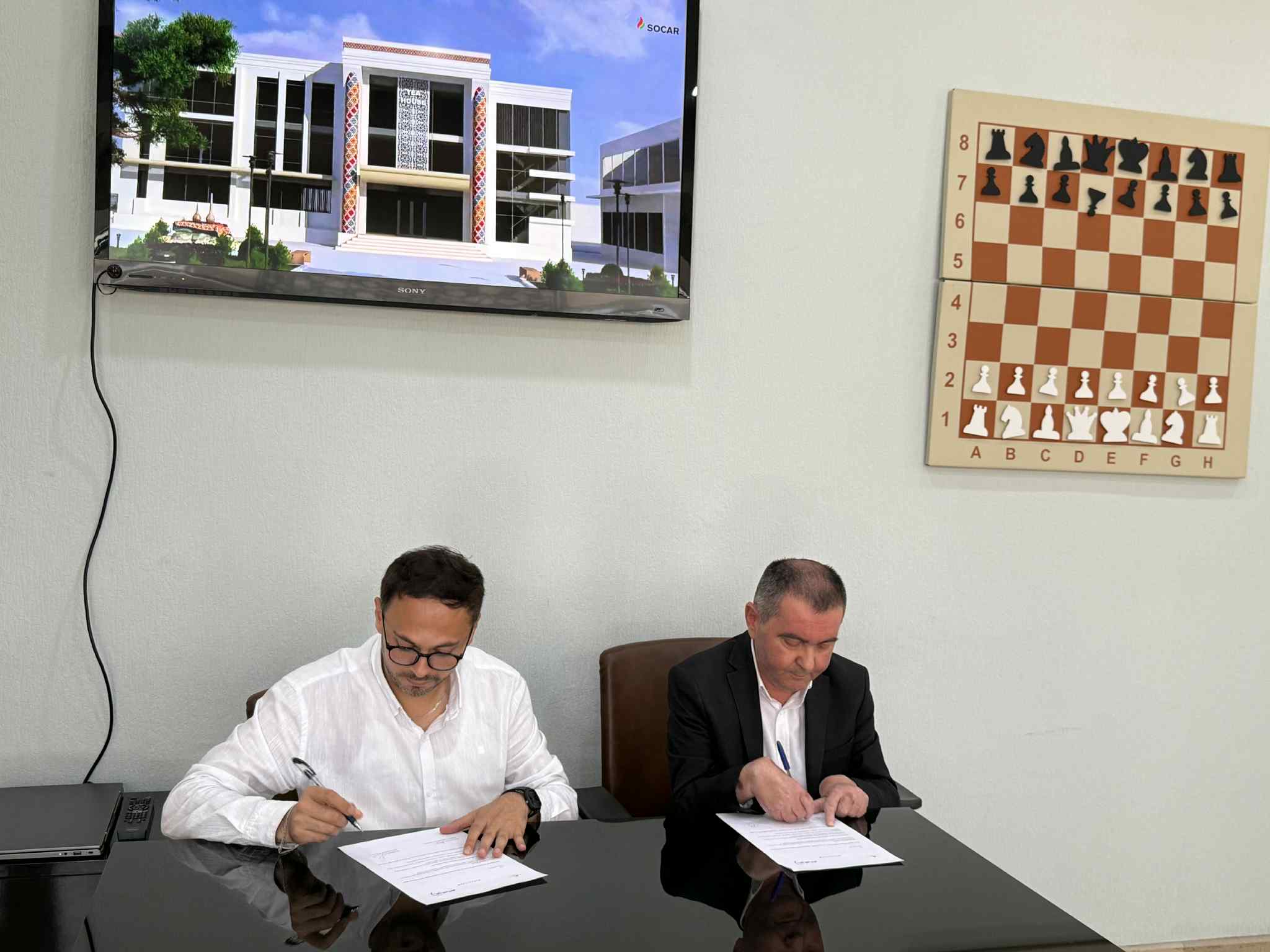 "Marneuli Inter-Club Regional Chess Tournament" was held at Tea House on the occasion of International Chess Day