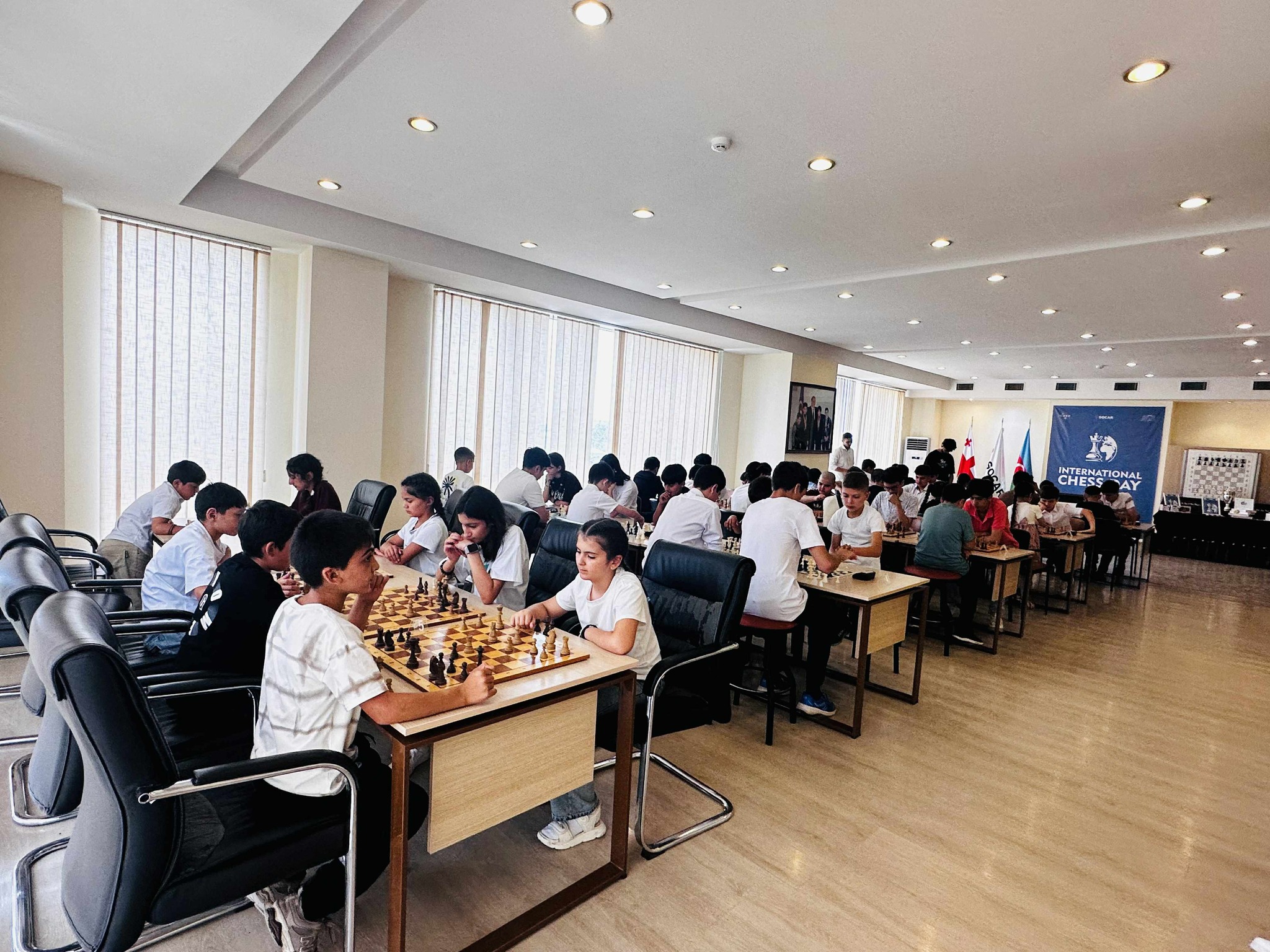 "Marneuli Inter-Club Regional Chess Tournament" was held at Tea House on the occasion of International Chess Day