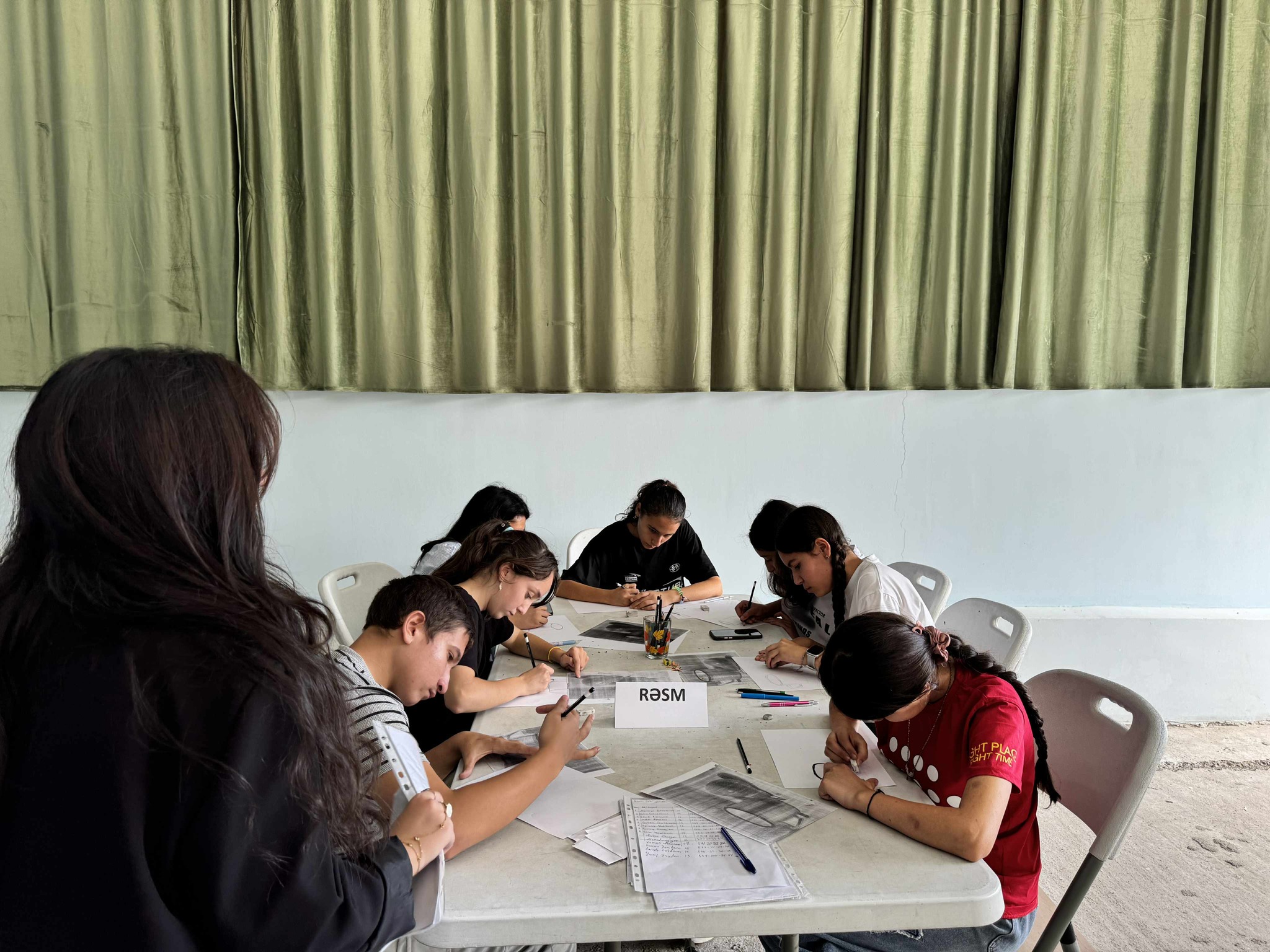 82 people participated in the admission to new courses in Yukhari Saral
