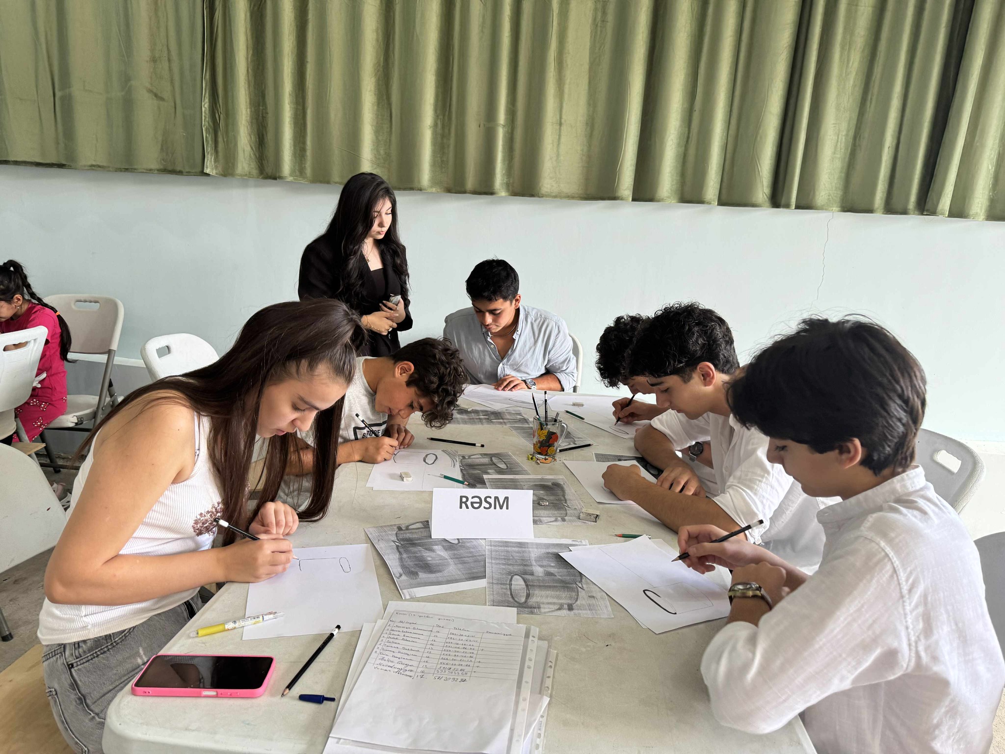 82 people participated in the admission to new courses in Yukhari Saral