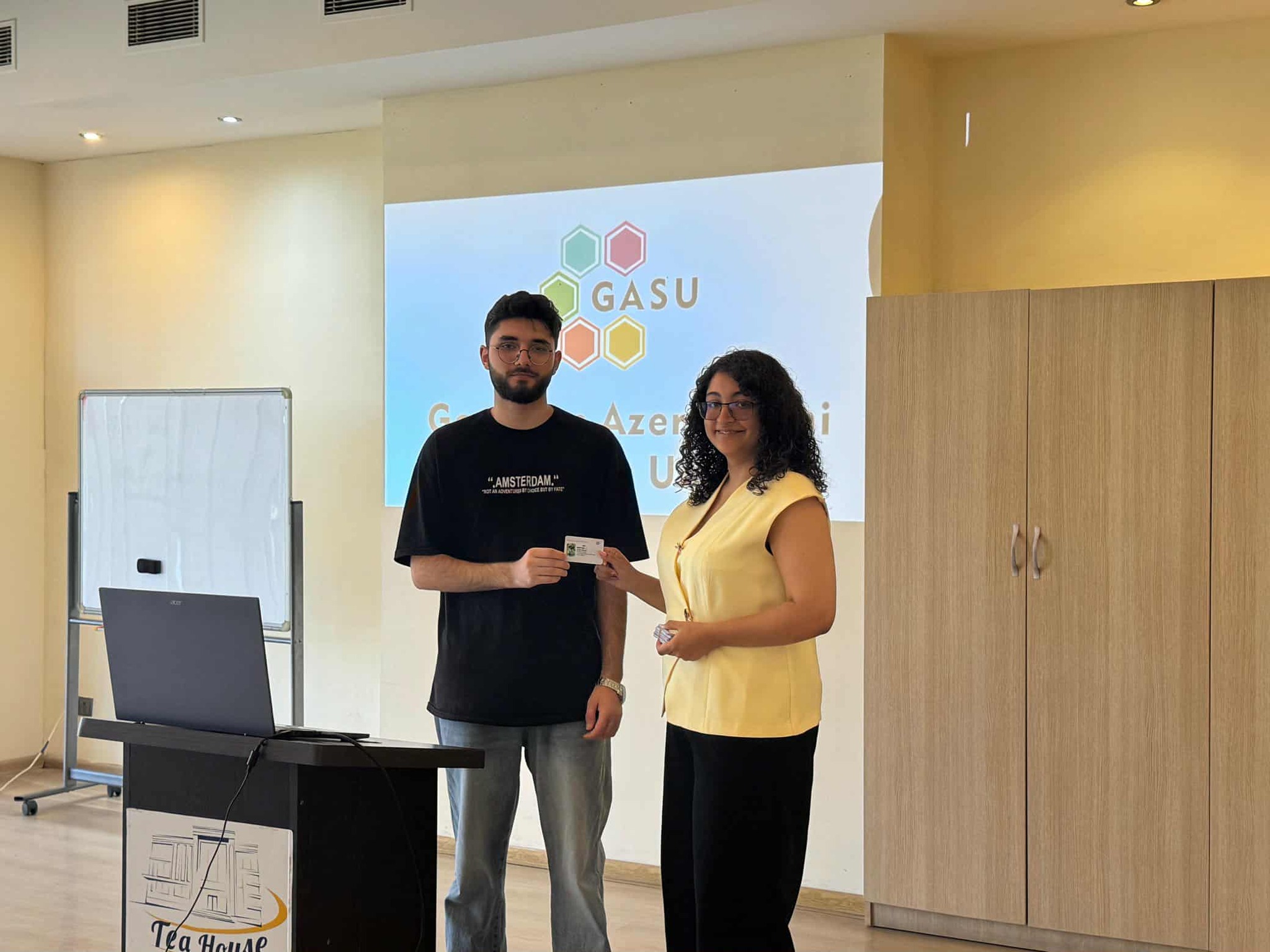 The first official meeting of GASU (Georgian Azerbaijani Students' Union) was held at the Tea House