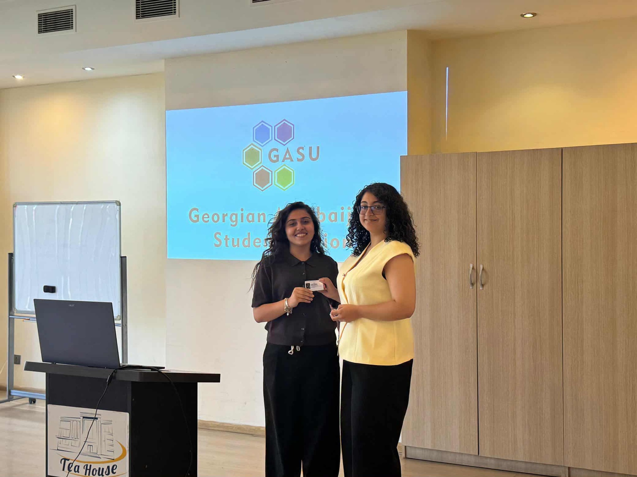 The first official meeting of GASU (Georgian Azerbaijani Students' Union) was held at the Tea House
