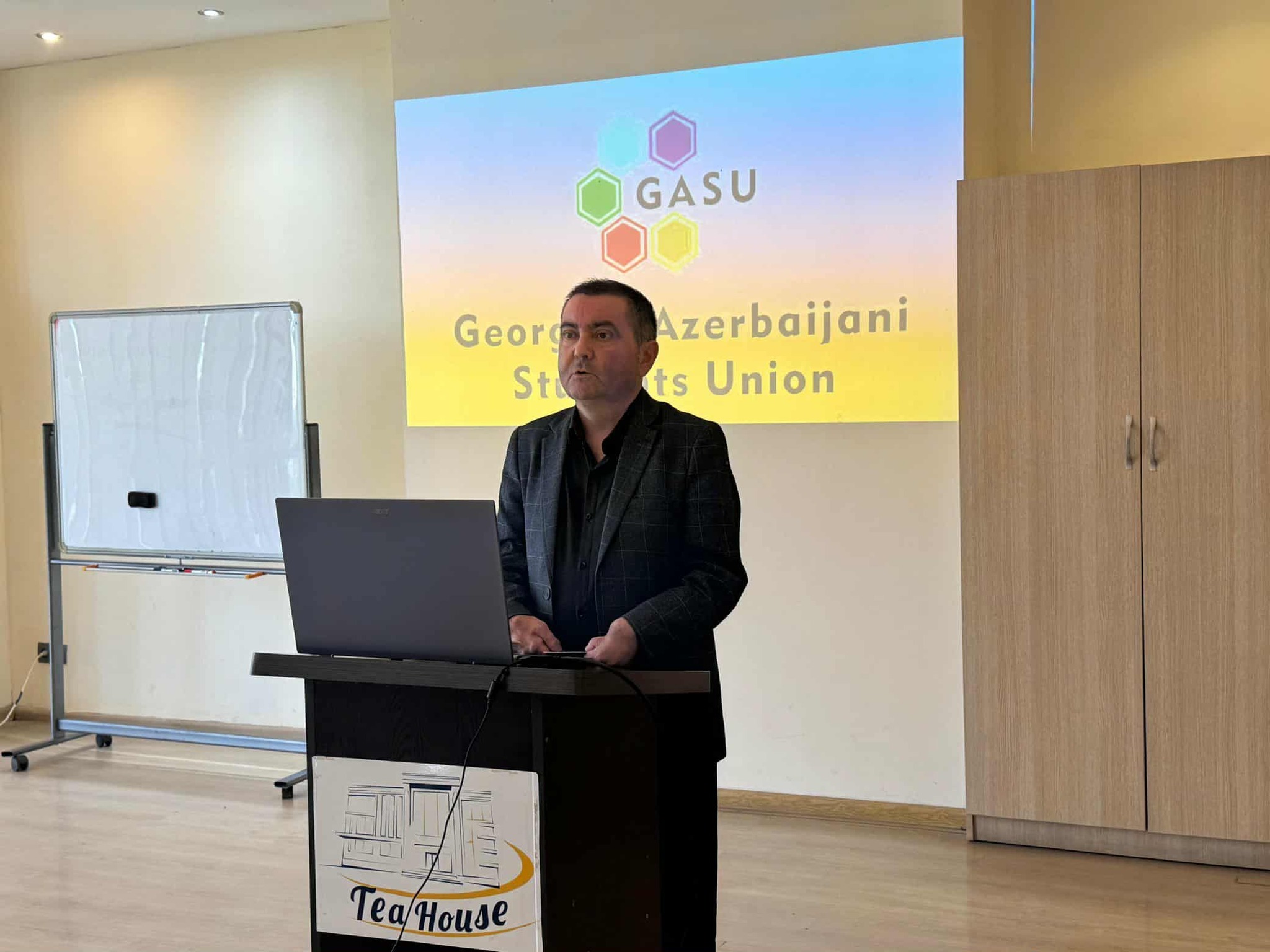 The first official meeting of GASU (Georgian Azerbaijani Students' Union) was held at the Tea House