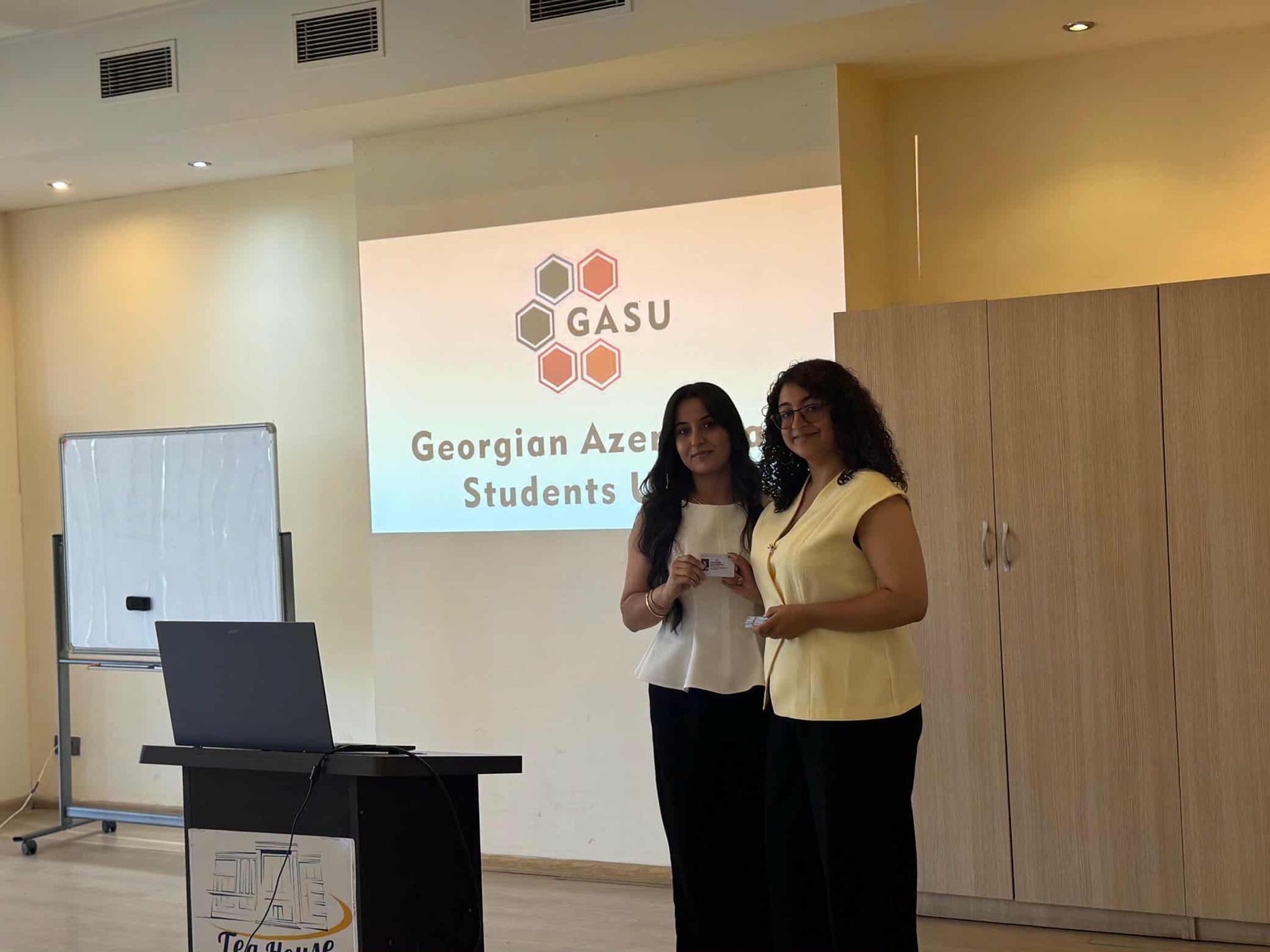 The first official meeting of GASU (Georgian Azerbaijani Students' Union) was held at the Tea House