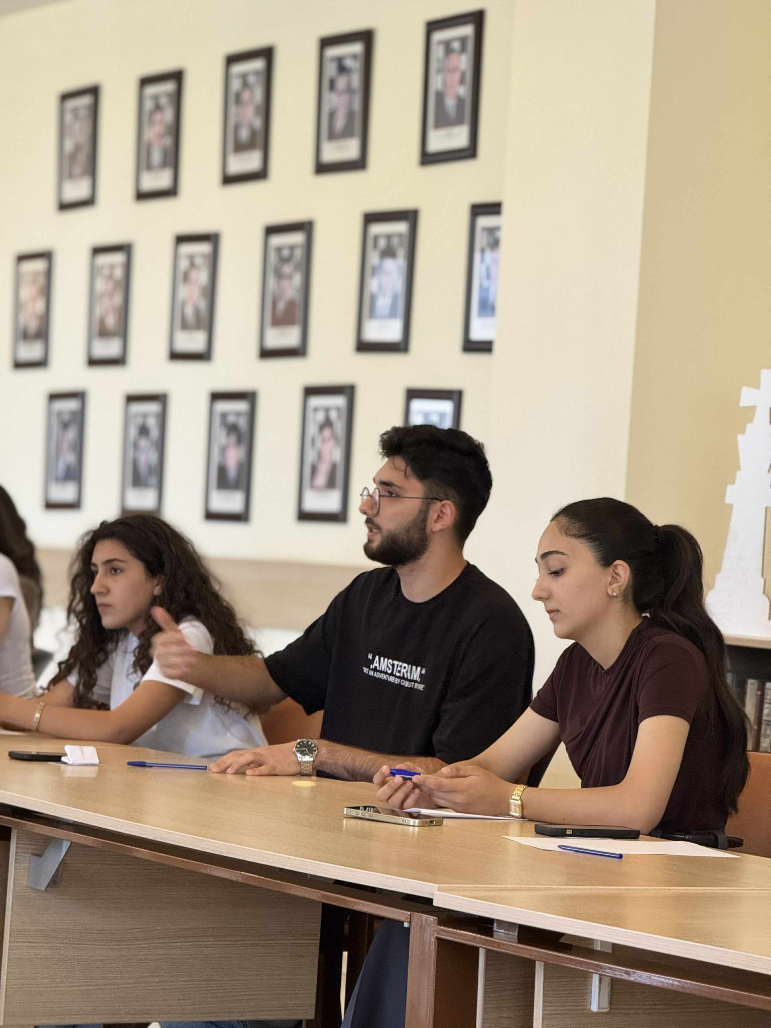 The first official meeting of GASU (Georgian Azerbaijani Students' Union) was held at the Tea House