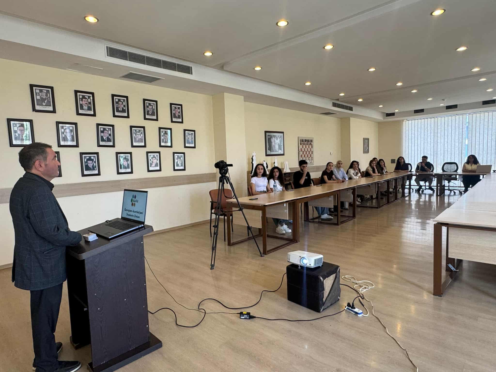 The first official meeting of GASU (Georgian Azerbaijani Students' Union) was held at the Tea House