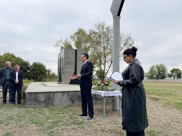 On the occasion of Memorial Day, the monument to National Hero Jalil Safarov, erected in the Lejbaddin village of Marneuli municipality, was visited