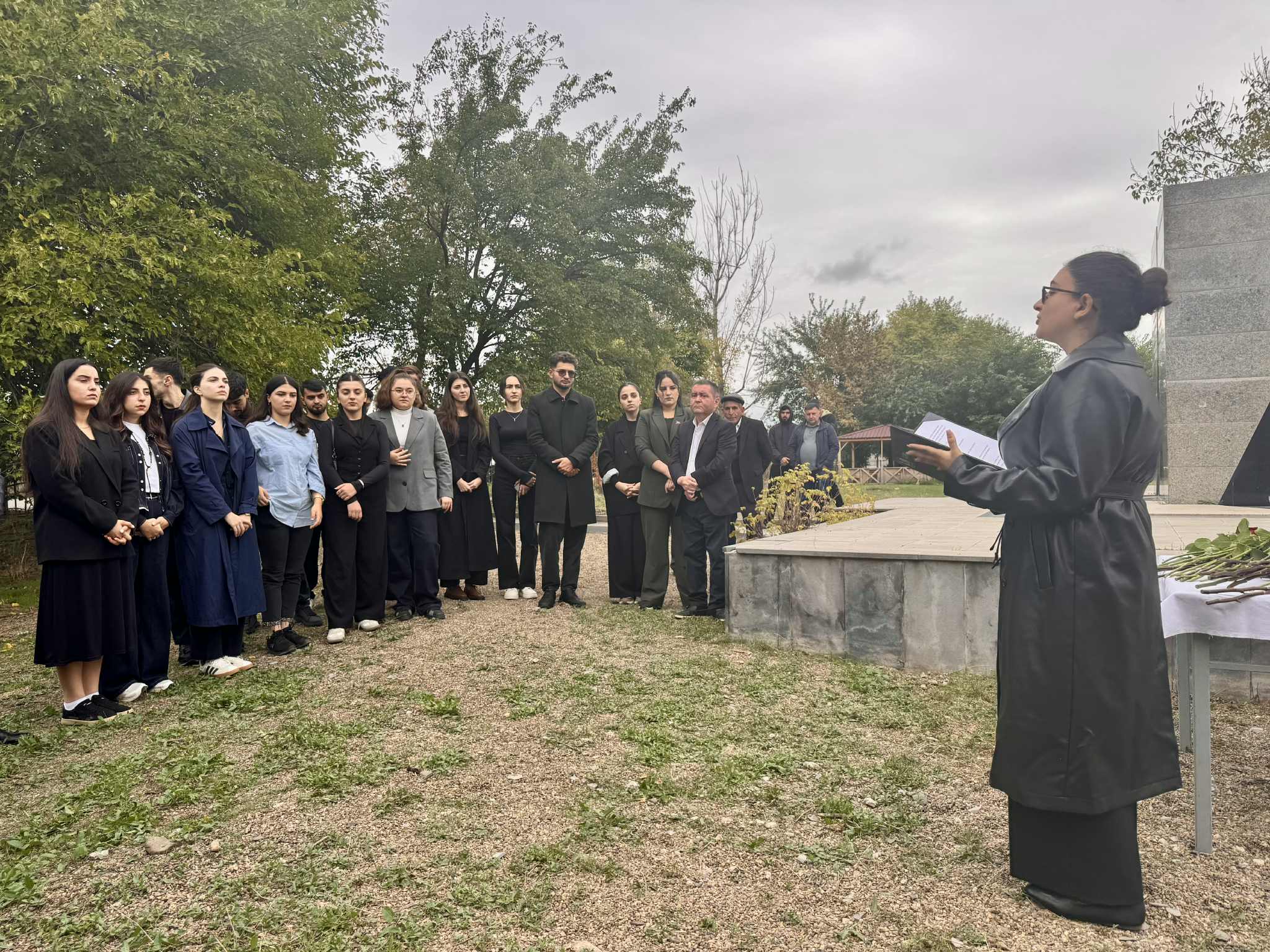 On the occasion of Memorial Day, the monument to National Hero Jalil Safarov, erected in the Lejbaddin village of Marneuli municipality, was visited