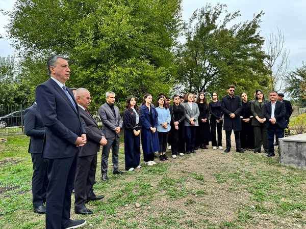On the occasion of Memorial Day, the monument to National Hero Jalil Safarov, erected in the Lejbaddin village of Marneuli municipality, was visited