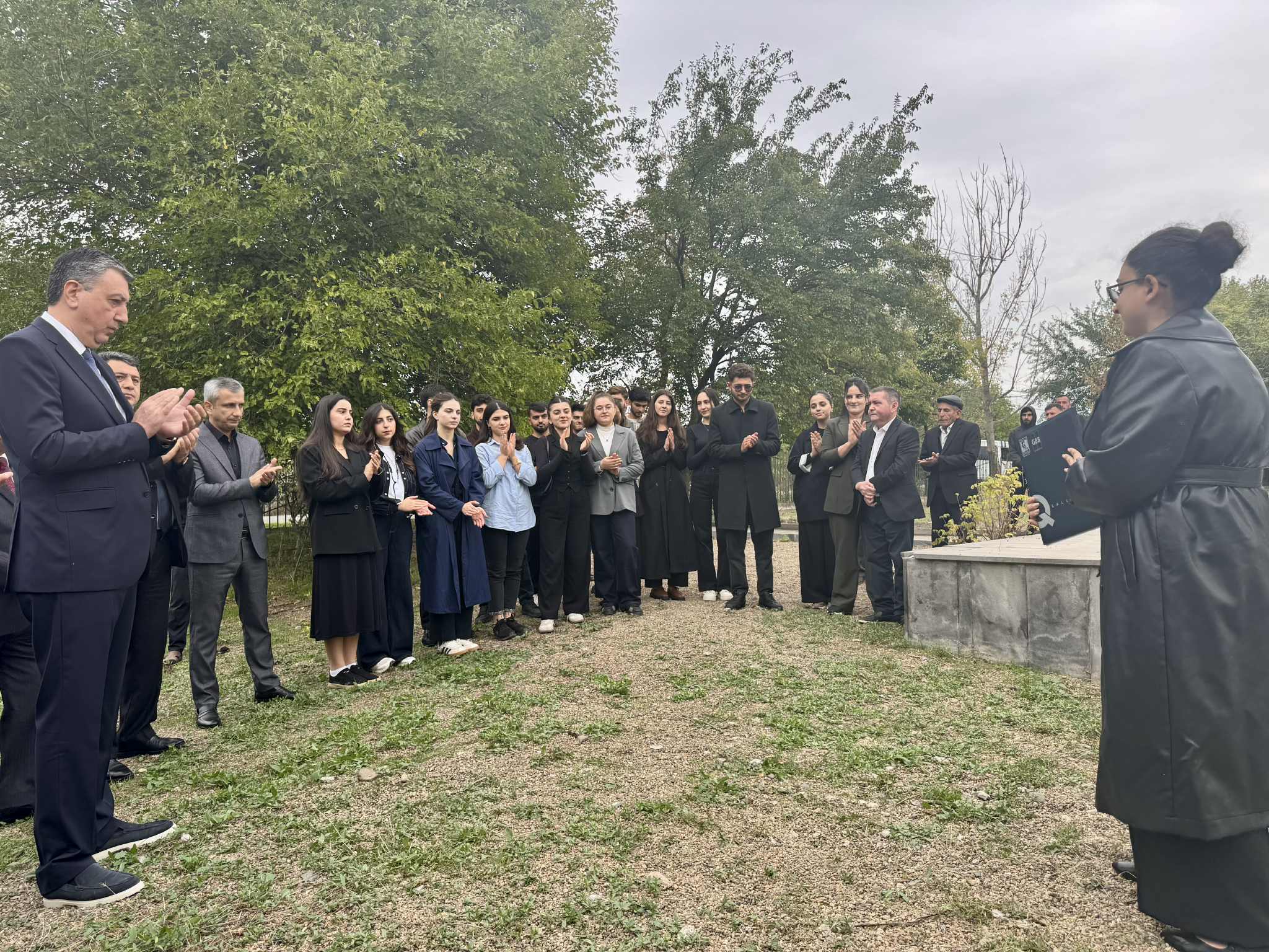 On the occasion of Memorial Day, the monument to National Hero Jalil Safarov, erected in the Lejbaddin village of Marneuli municipality, was visited