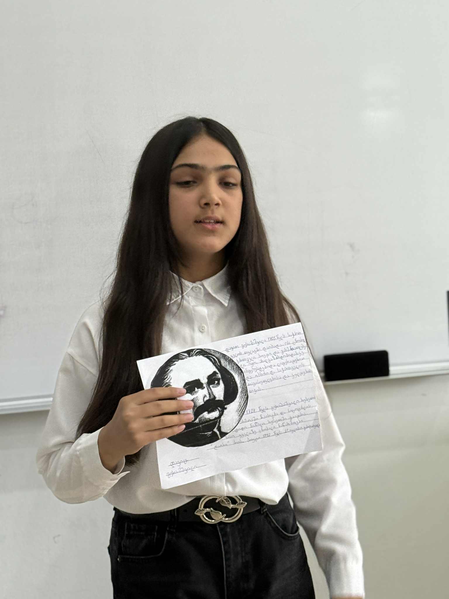 Presentations about Georgian Literature by members of the Georgian language course at the Tea House