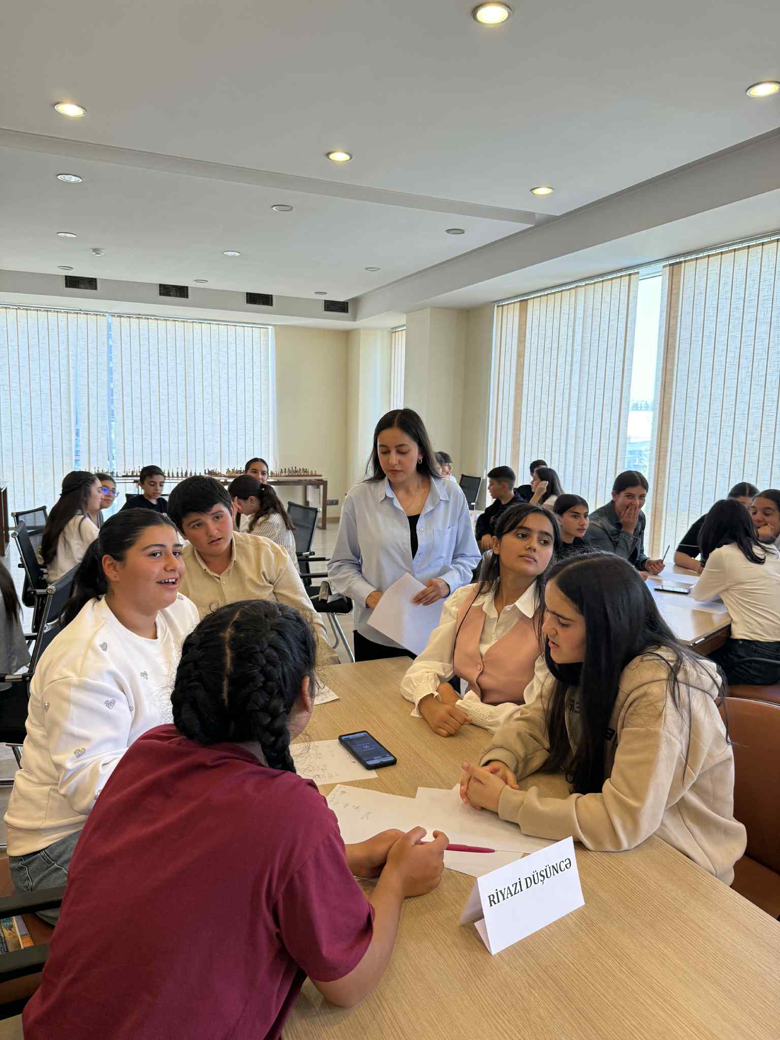 A knowledge competition was held at the Tea House with the participation of young people from Upper Saral and Marneuli