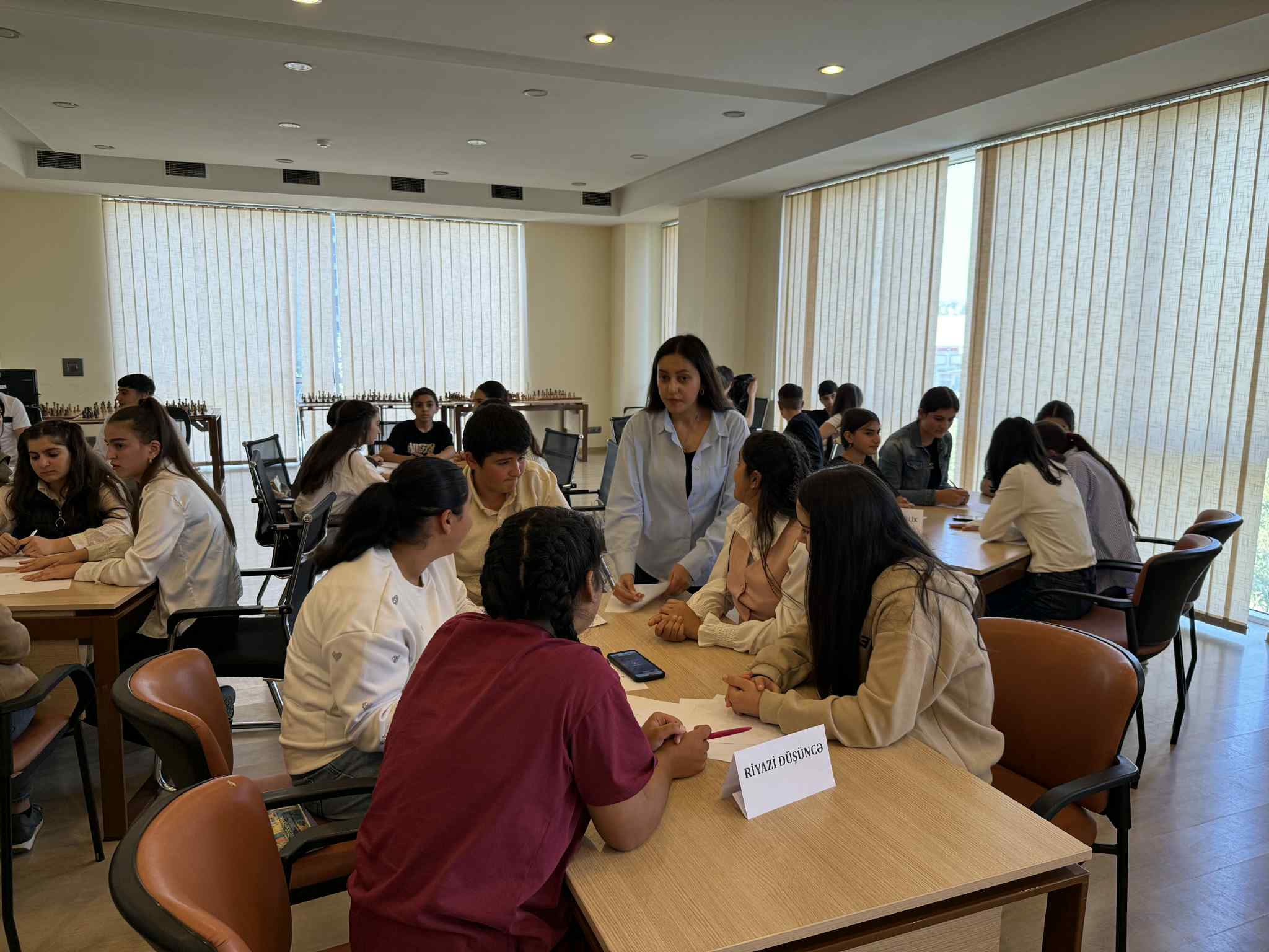 A knowledge competition was held at the Tea House with the participation of young people from Upper Saral and Marneuli