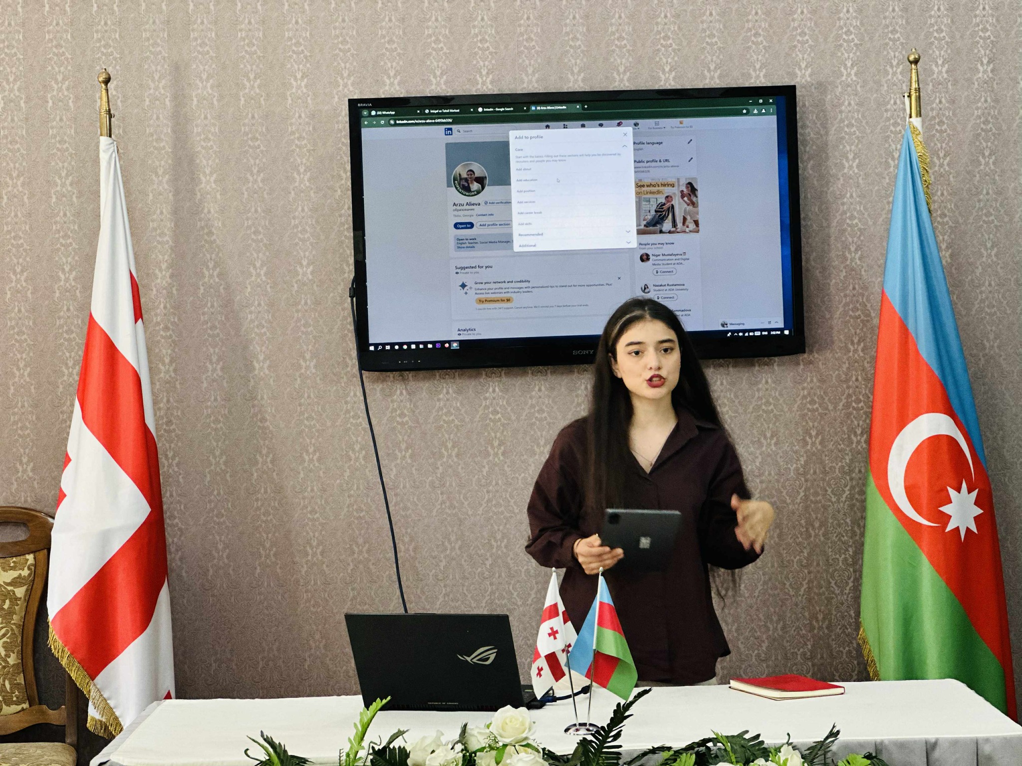 The second training of SMM – Social Media Marketing courses was held for students who are members of "GASU"