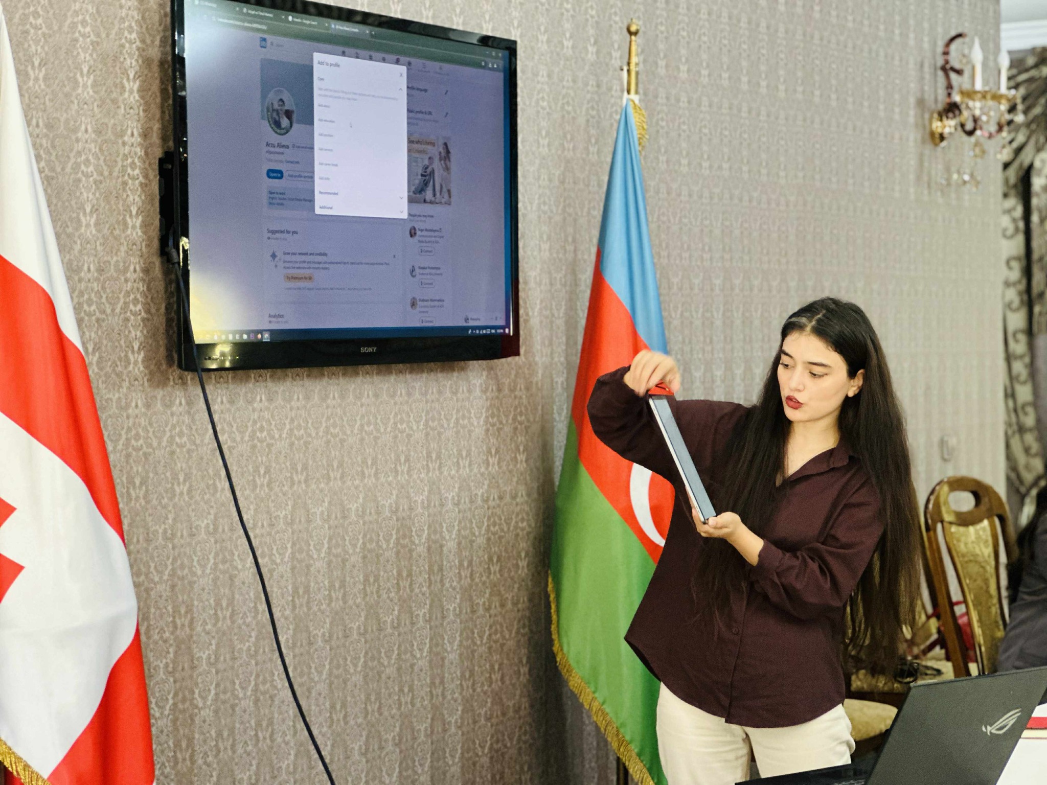 The second training of SMM – Social Media Marketing courses was held for students who are members of "GASU"