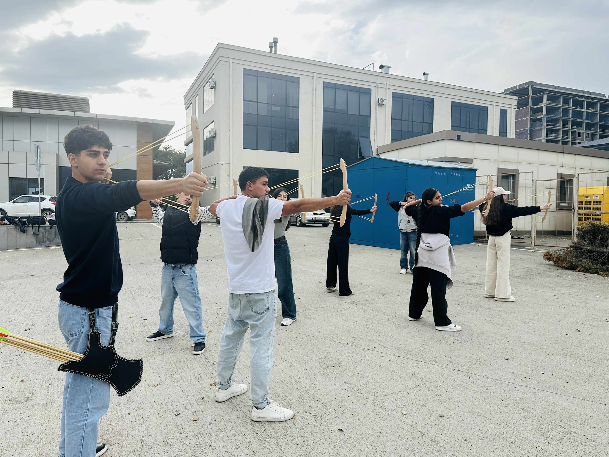 The next archery course training was held at the "Tea House"