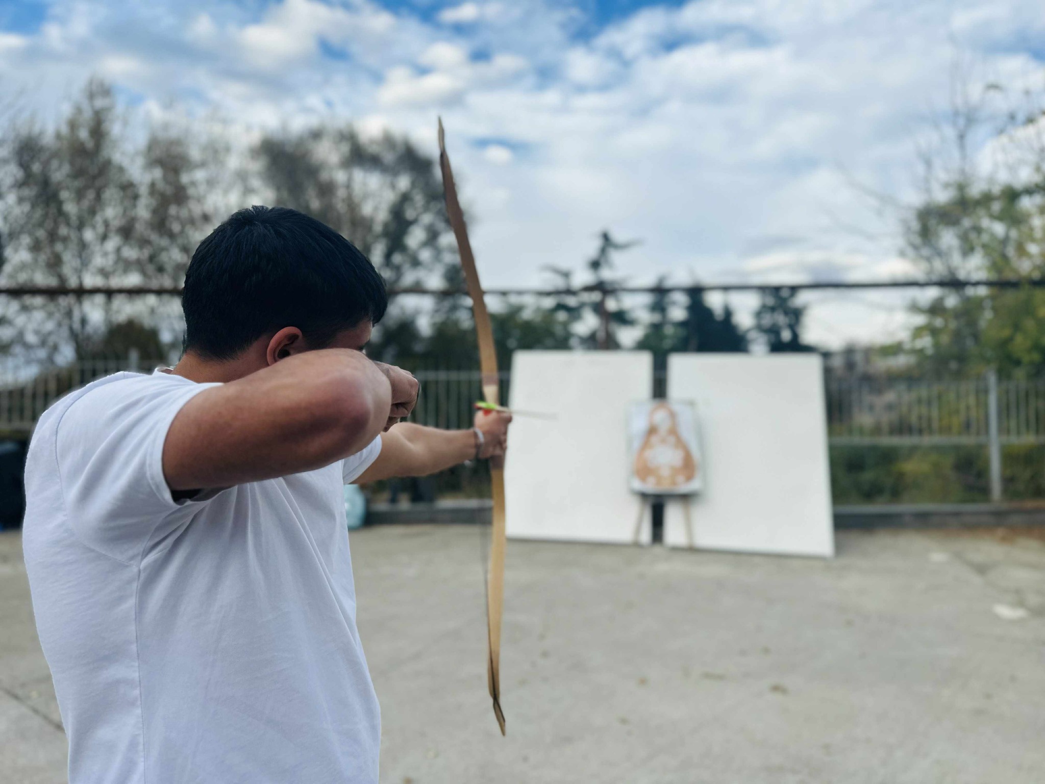 The next archery course training was held at the "Tea House"