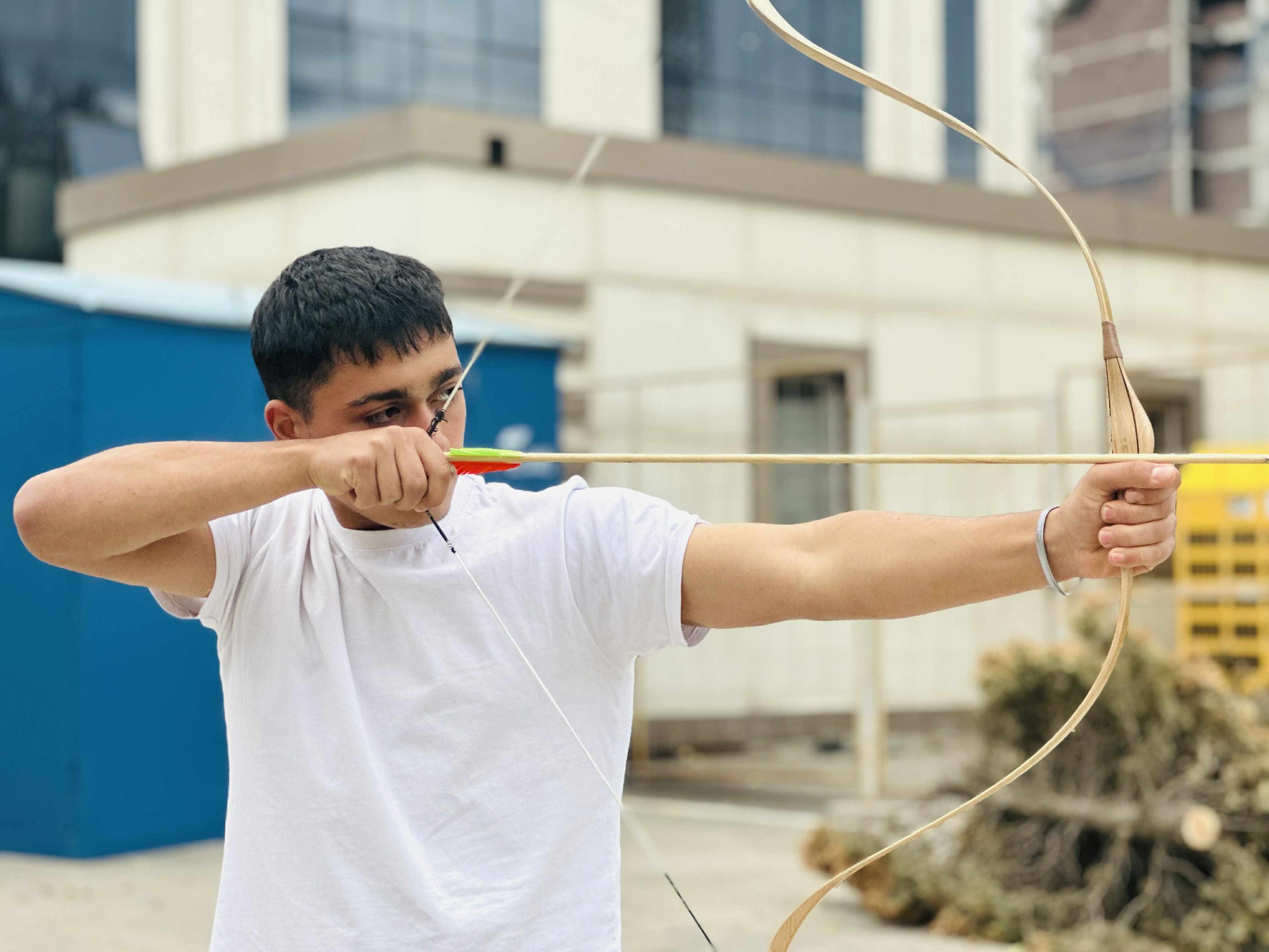 The next archery course training was held at the "Tea House"