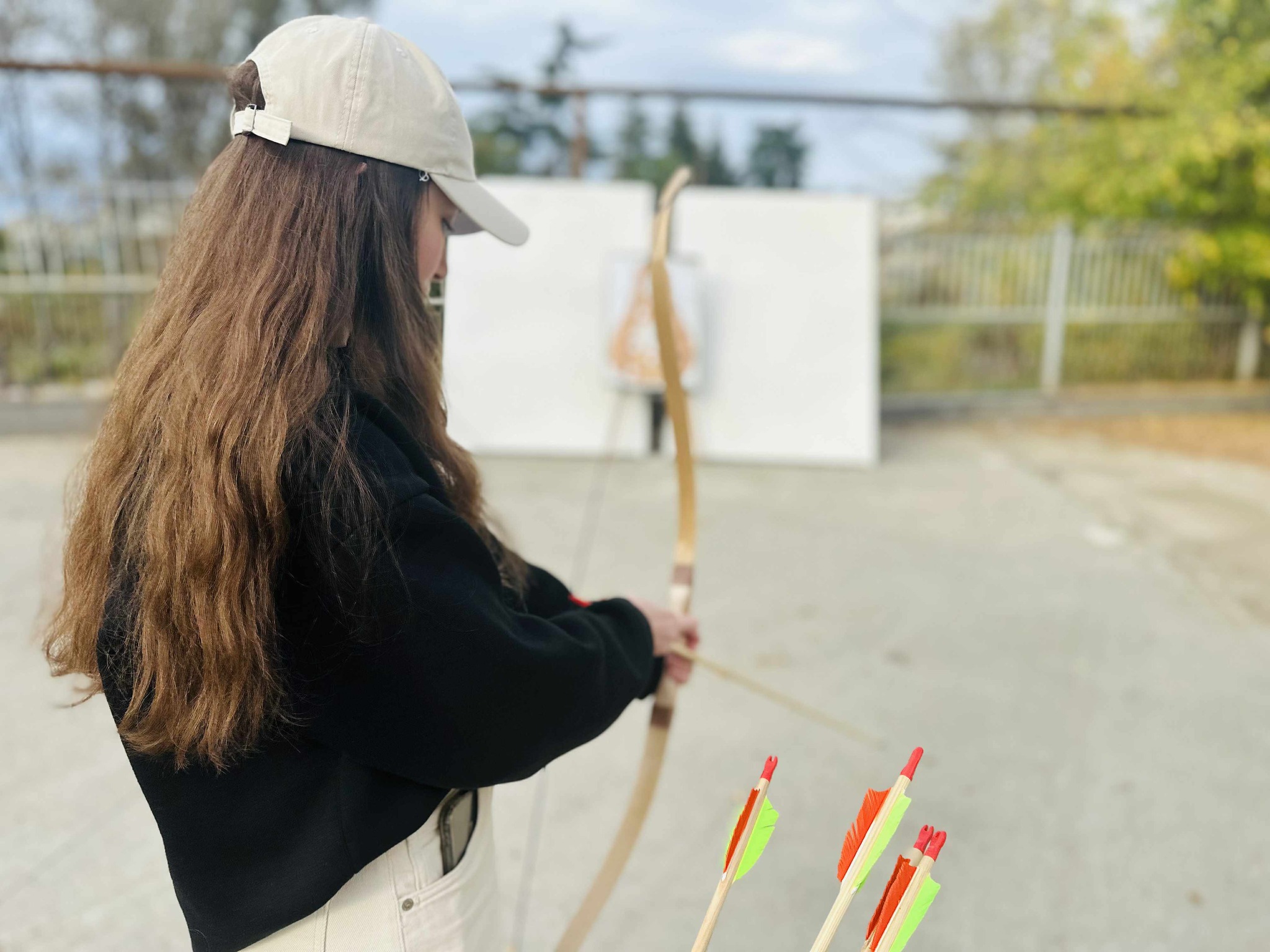 The next archery course training was held at the "Tea House"
